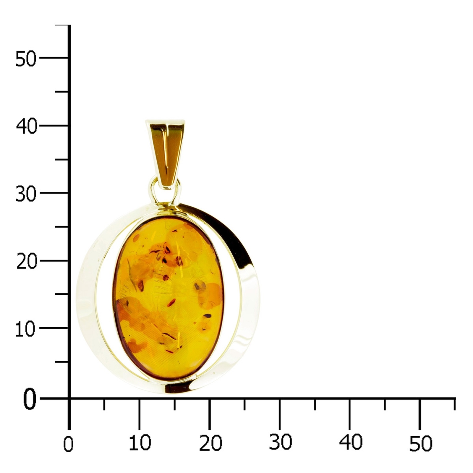 OSTSEE-SCHMUCK Kettenanhänger »- Mathilda - Gold 333/000 - Bernstein«