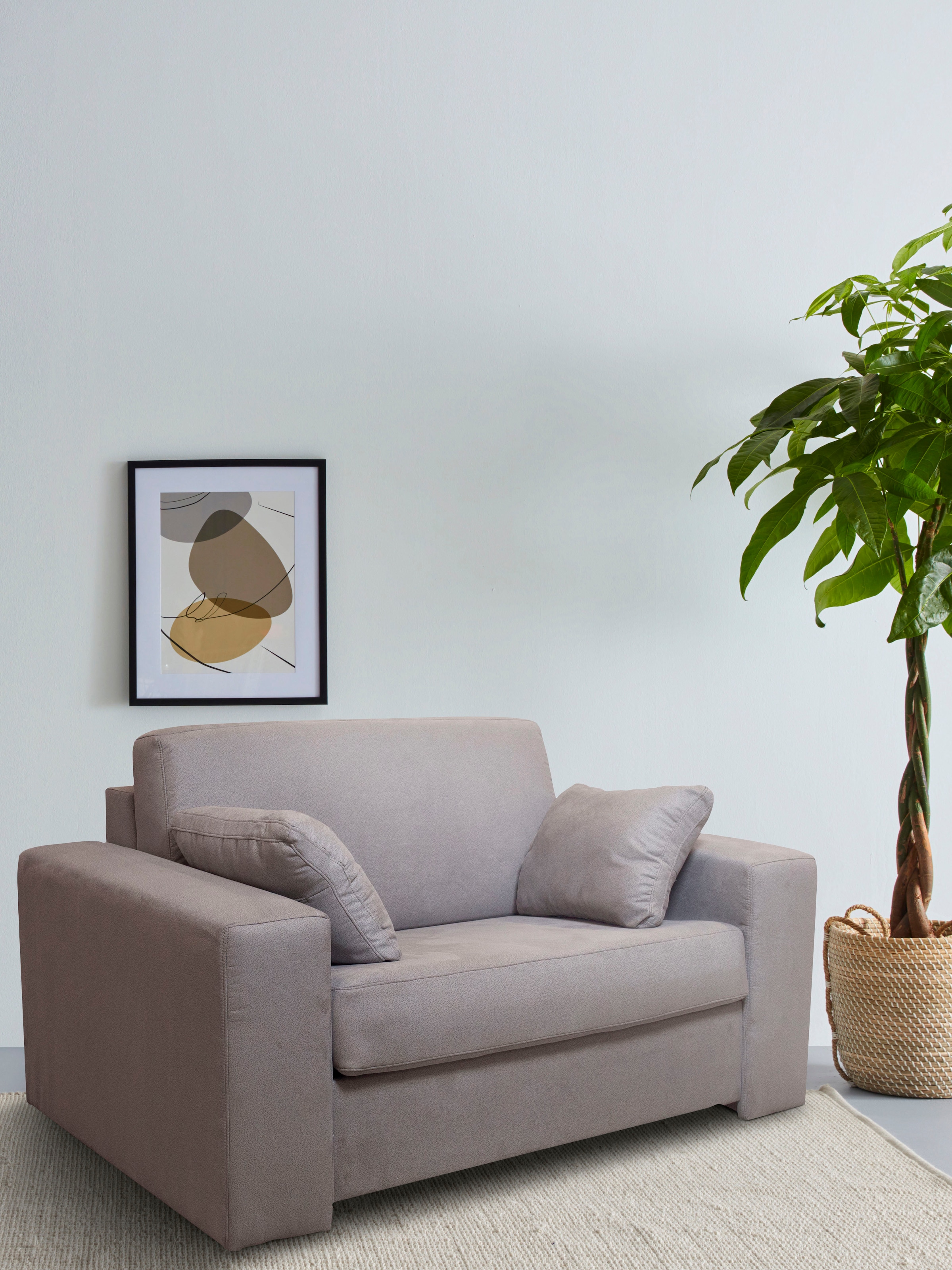 Home affaire Sessel »Roma Matratzenhöhe 140cm« Dauerschlaffunktion, mit Unterfederung, Liegemaße ca 83x198 cm