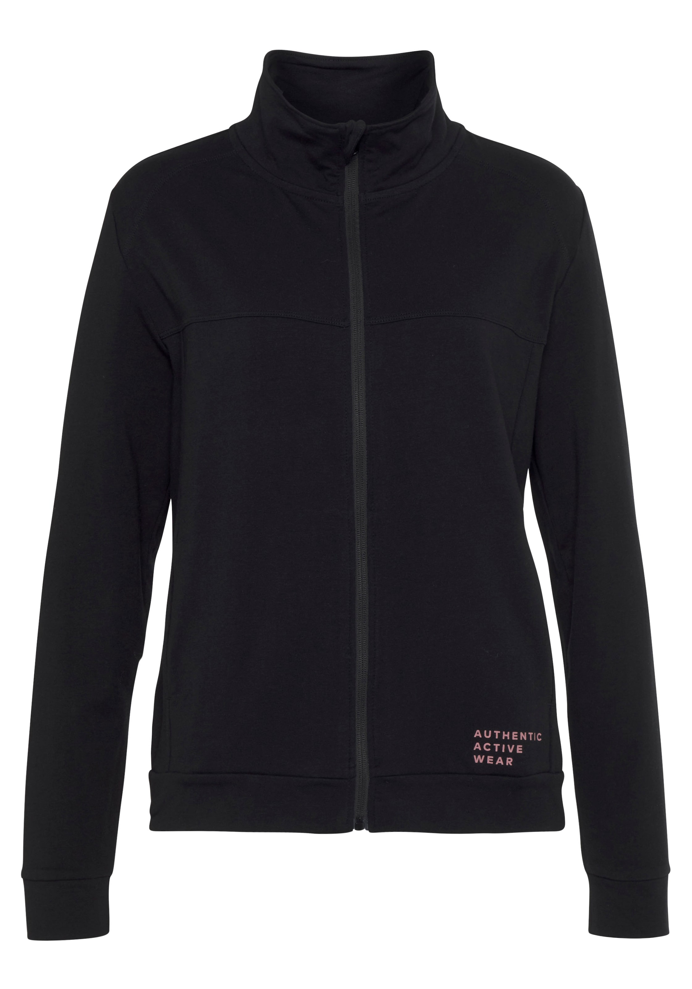 Vivance active Sweatjacke, Sportjacke mit seitlichen Taschen