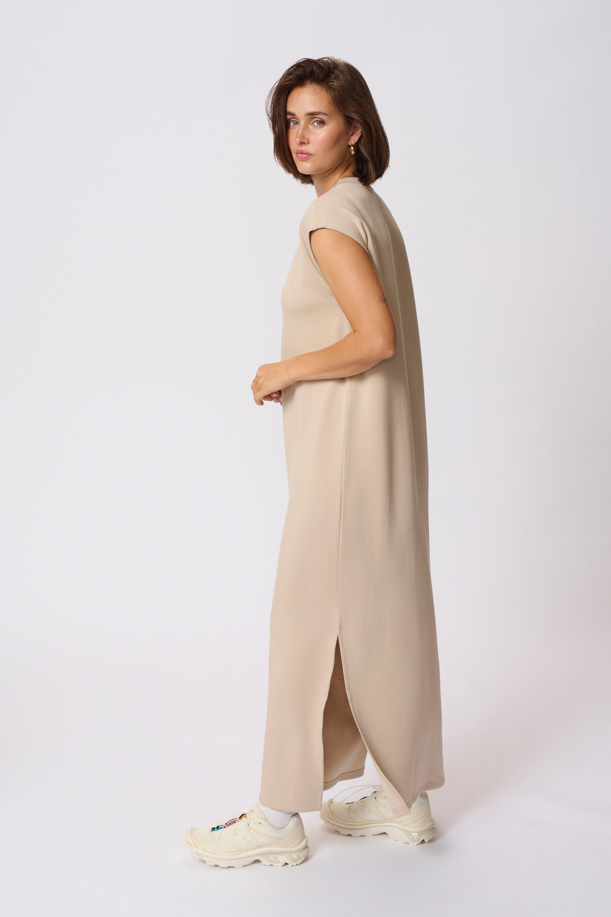 KAFFE Midikleid »Kleid KAannika«