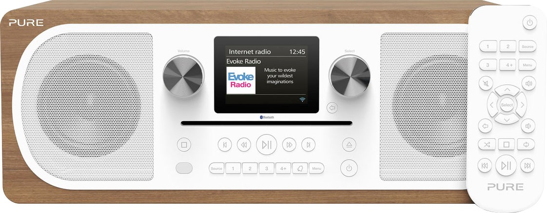 Pure Stereoanlage »EVOKE C-F6«, (Bluetooth-WLAN-LAN (Ethernet) FM-Tuner-Digitalradio (DAB+) 20 W)