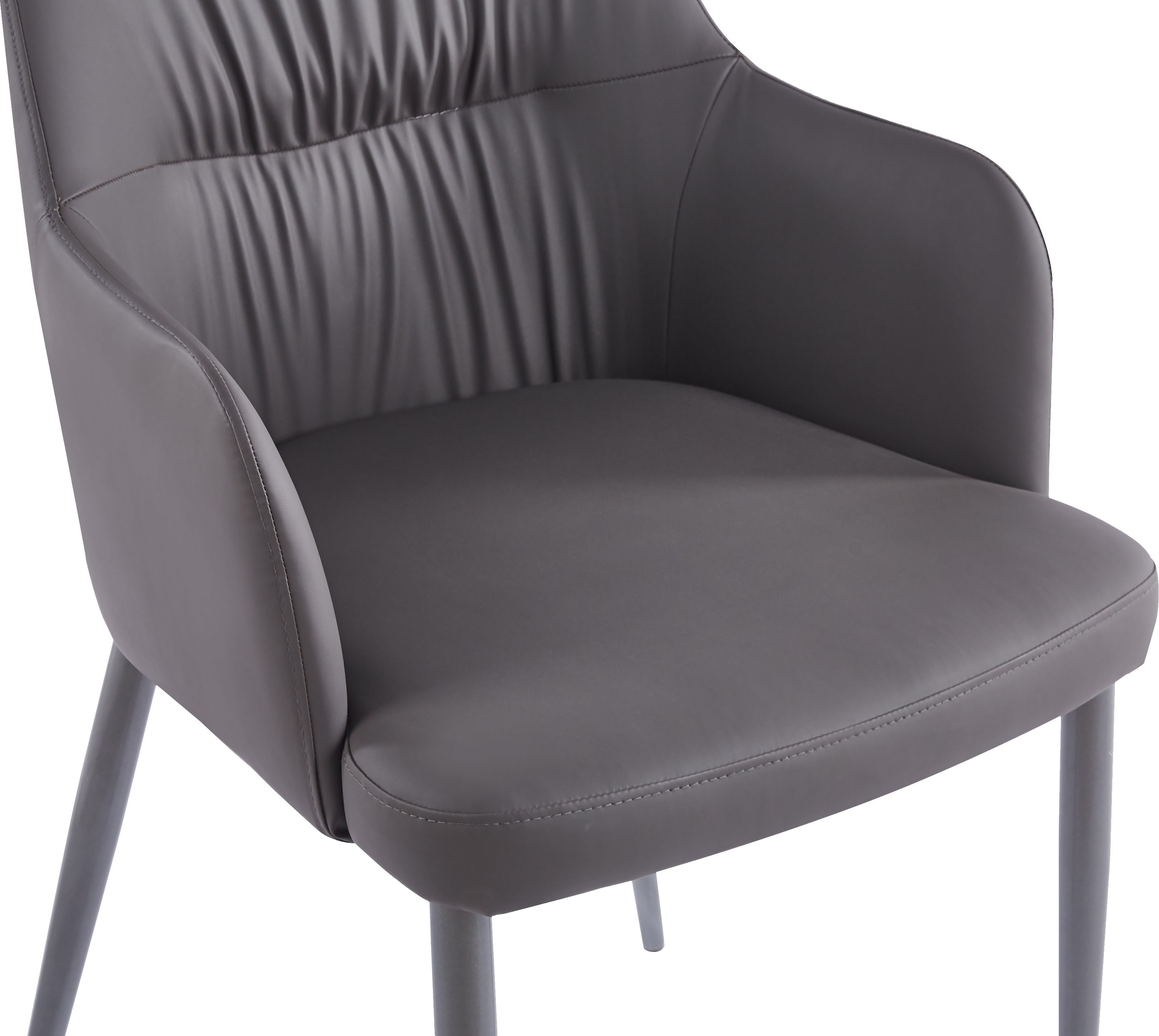 Kayoom Polsterstuhl »Stuhl Merit 125 2er-Set, bequemer Sitzkomfort, Handarbeit« (Set) 2 Stk. Bequem gepolstert, mit Armlehne, Handmanufaktur