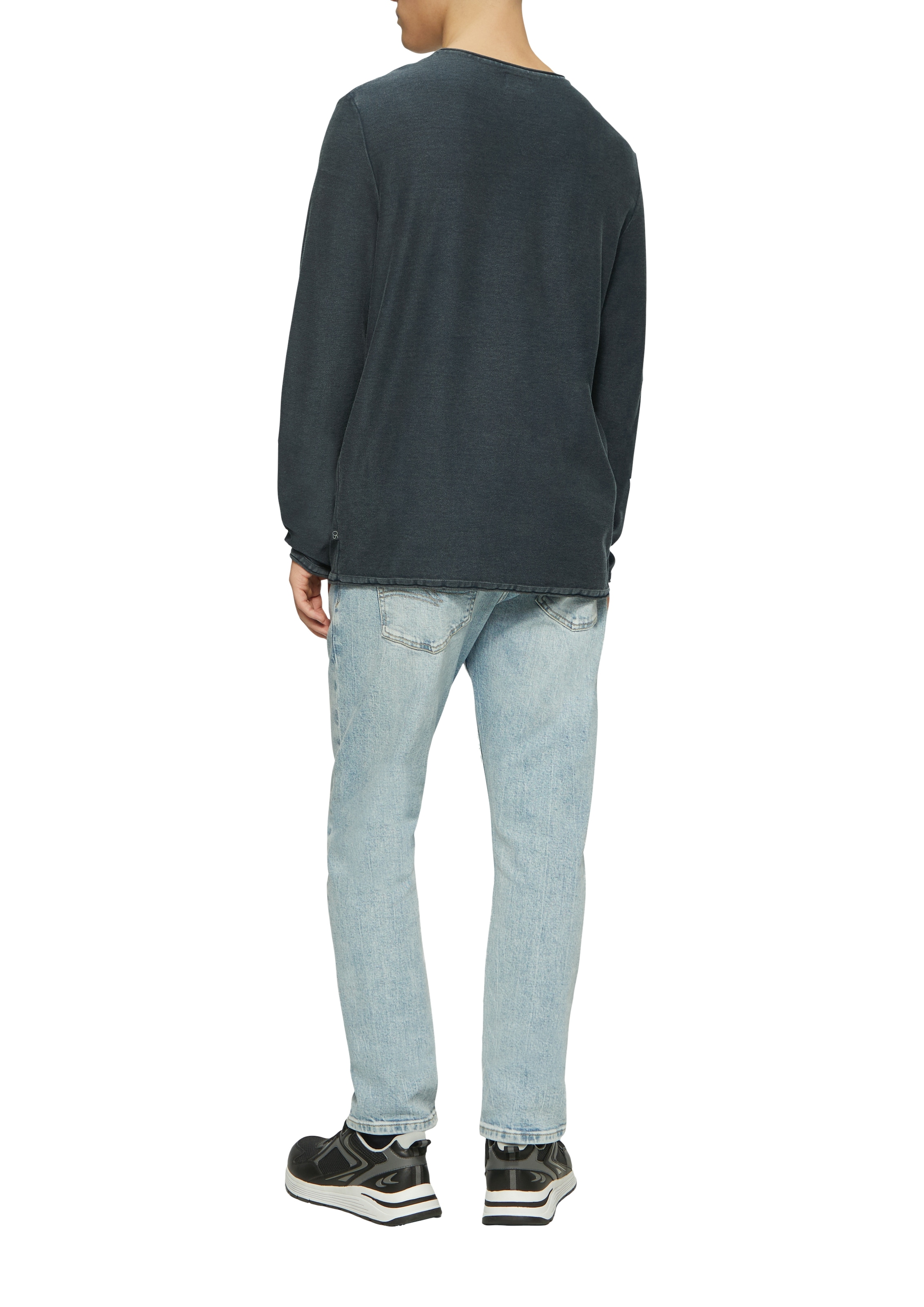 QS Strickpullover mit Rollkante