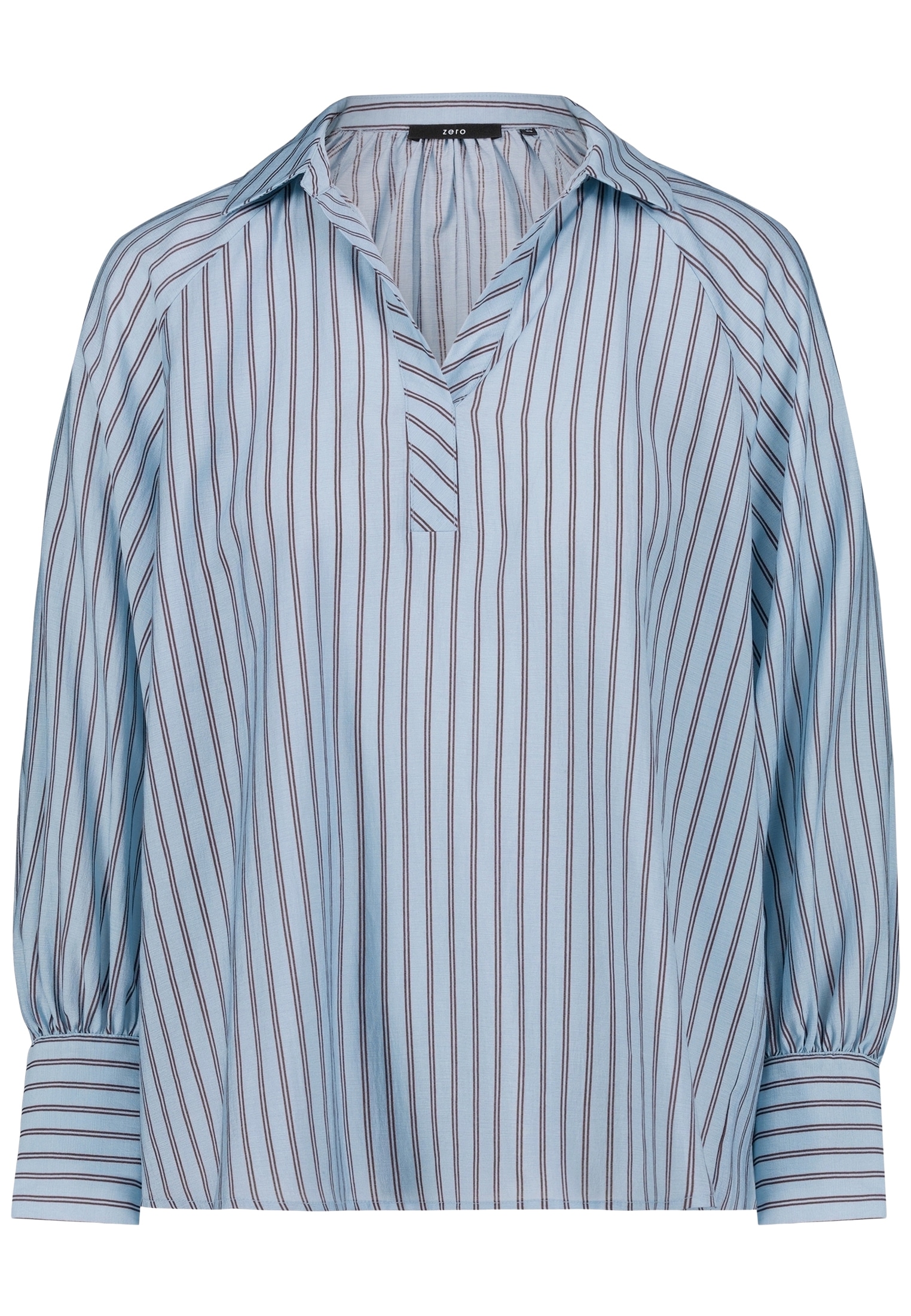 Zero Klassische Bluse »Streifenbluse mit Kragen«