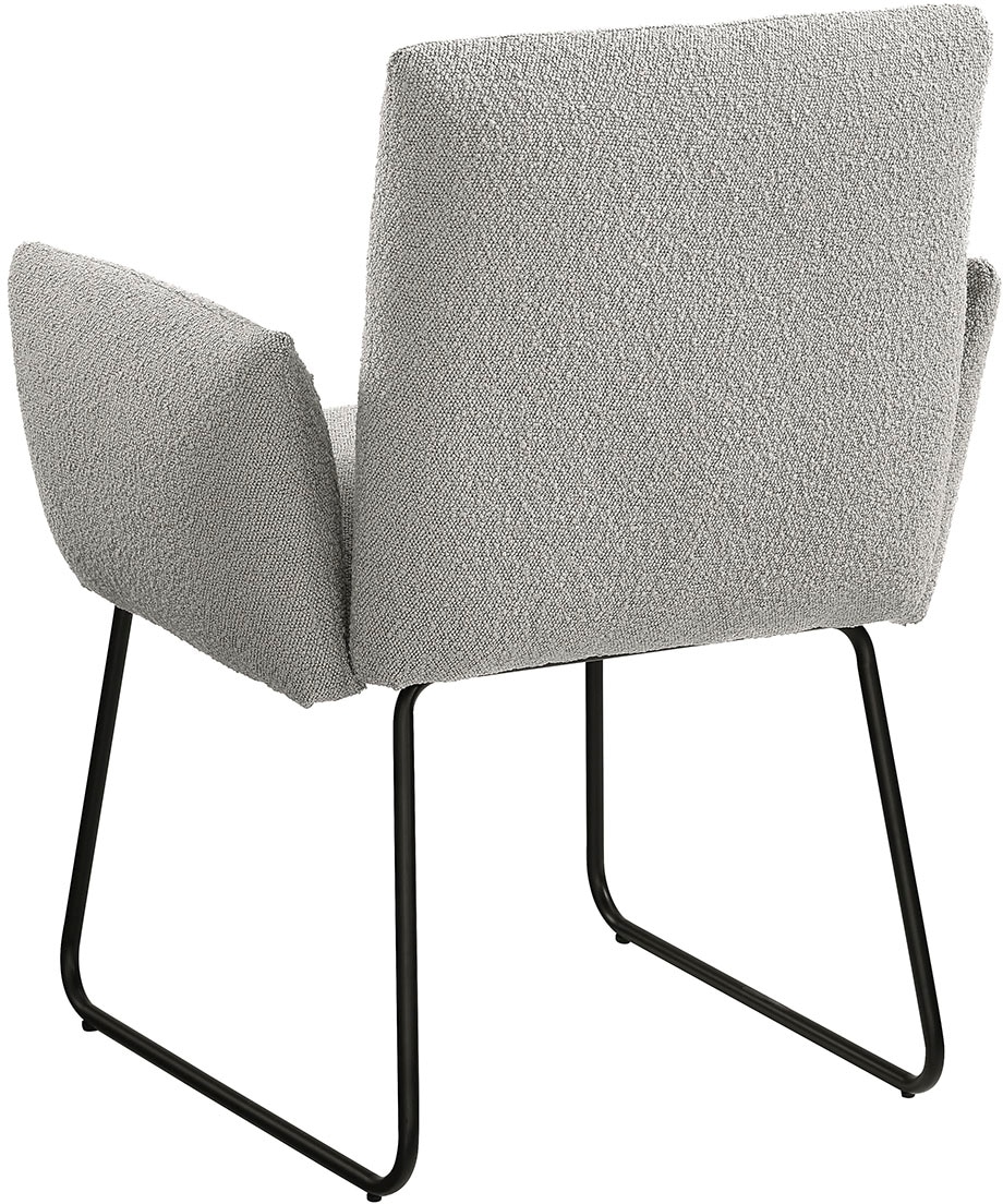 SalesFever Armlehnstuhl »Komfortabler Esszimmerstuhl mit Stil« () mit Wellenunterfederung