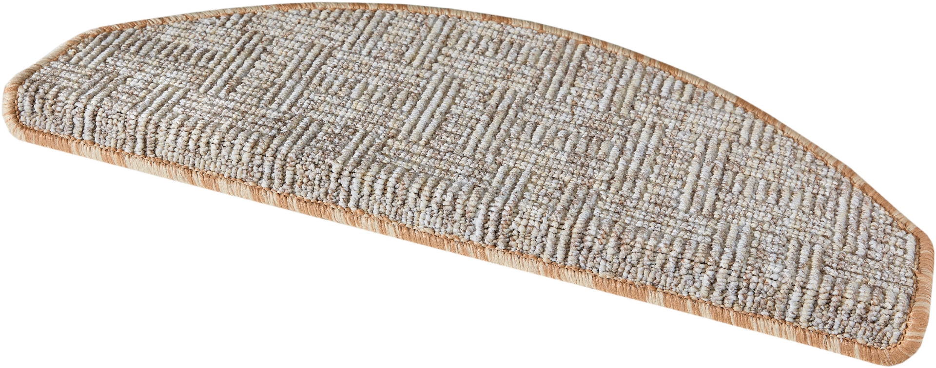 Andiamo Stufenmatte »Leo, Made in Poland« halbrund 6 mm Höhe grobe melierte Schlinge, selbstklebend, 15 Stück in einem Set