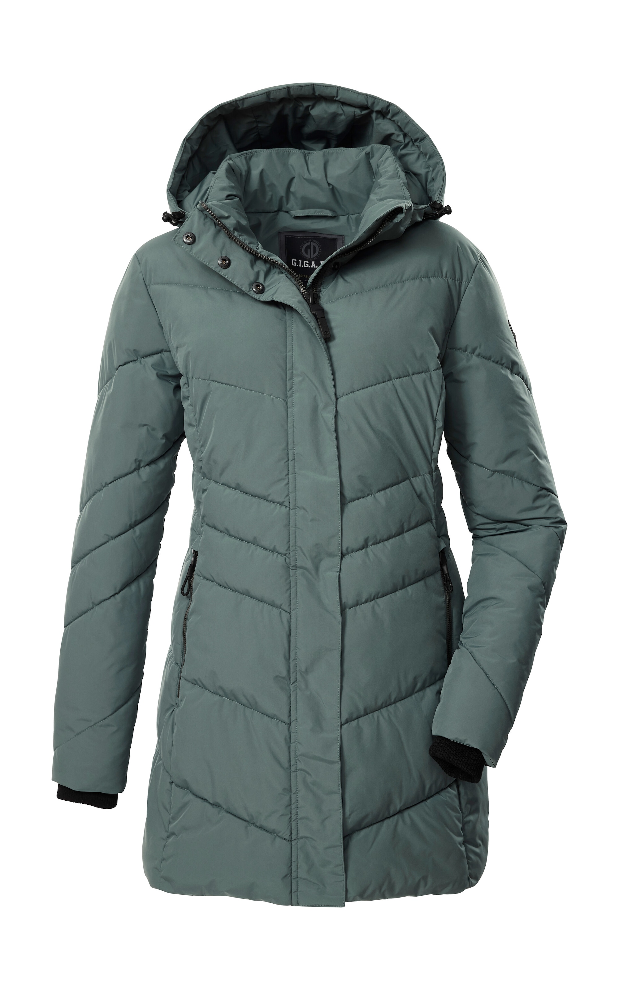 G.I.G.A. DX by killtec Steppmantel »GW 60 WMN QLTD PRK«, Schmaler, wasserabweisender Damenparka mit abnehmbarer Kapuze