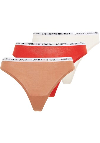 Tommy Hilfiger Underwear Stringpanty, (Set, 3 St., 3er-Pack), mit Logo-Taillenbund kaufen