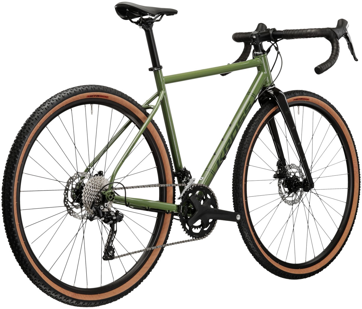 Kross Gravelbike »KROSS Gravelbike Esker 4.0 28" grün«, 20 Gang, Shimano, GRX RX400 Schaltwerk, Kettenschaltung