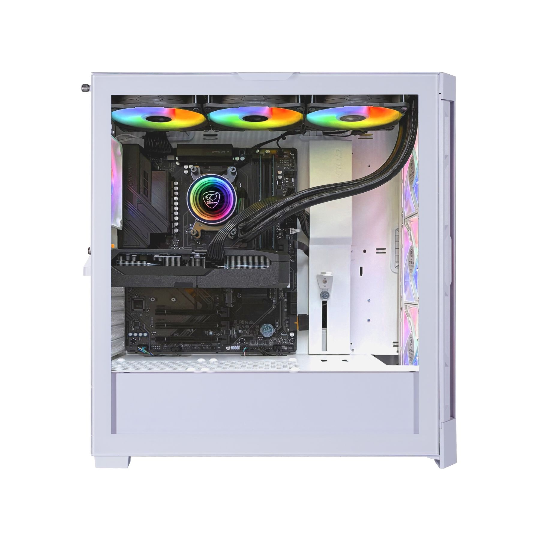 Cougar Gaming-PC »DUOFACE PRO WT 7954 AMD Ryzen 7 9700X 32GB DDR5 1TB SSD RX 9070 XT« Windows 11, DDR5 RAM, Wasserkühlung