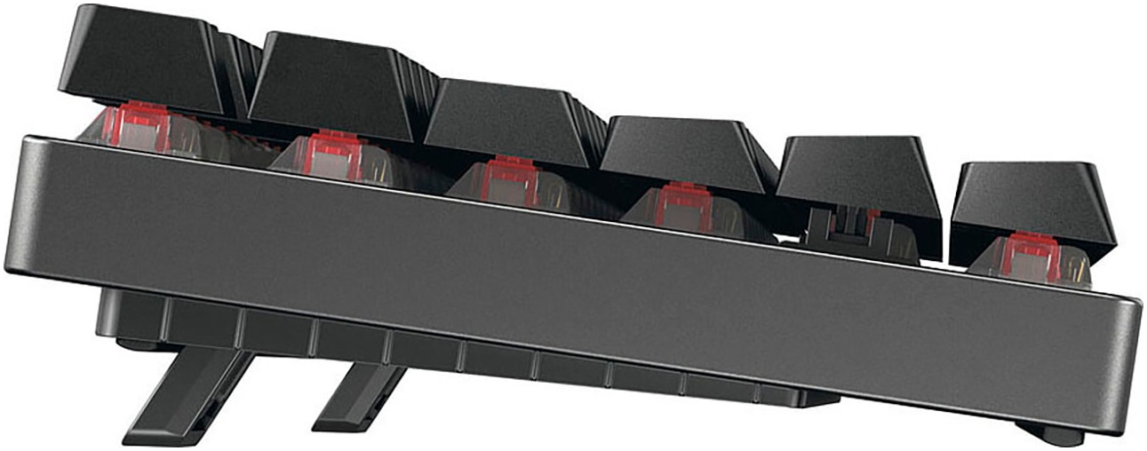 Cherry Tastatur »MX 8.2 TKL Wireless RGB«, (Fn-Tasten-Gaming-Modus-Funktionstasten-ausklappbare Füße-verstellbare Füße-Lautstärkeregler-USB-Anschluss)
