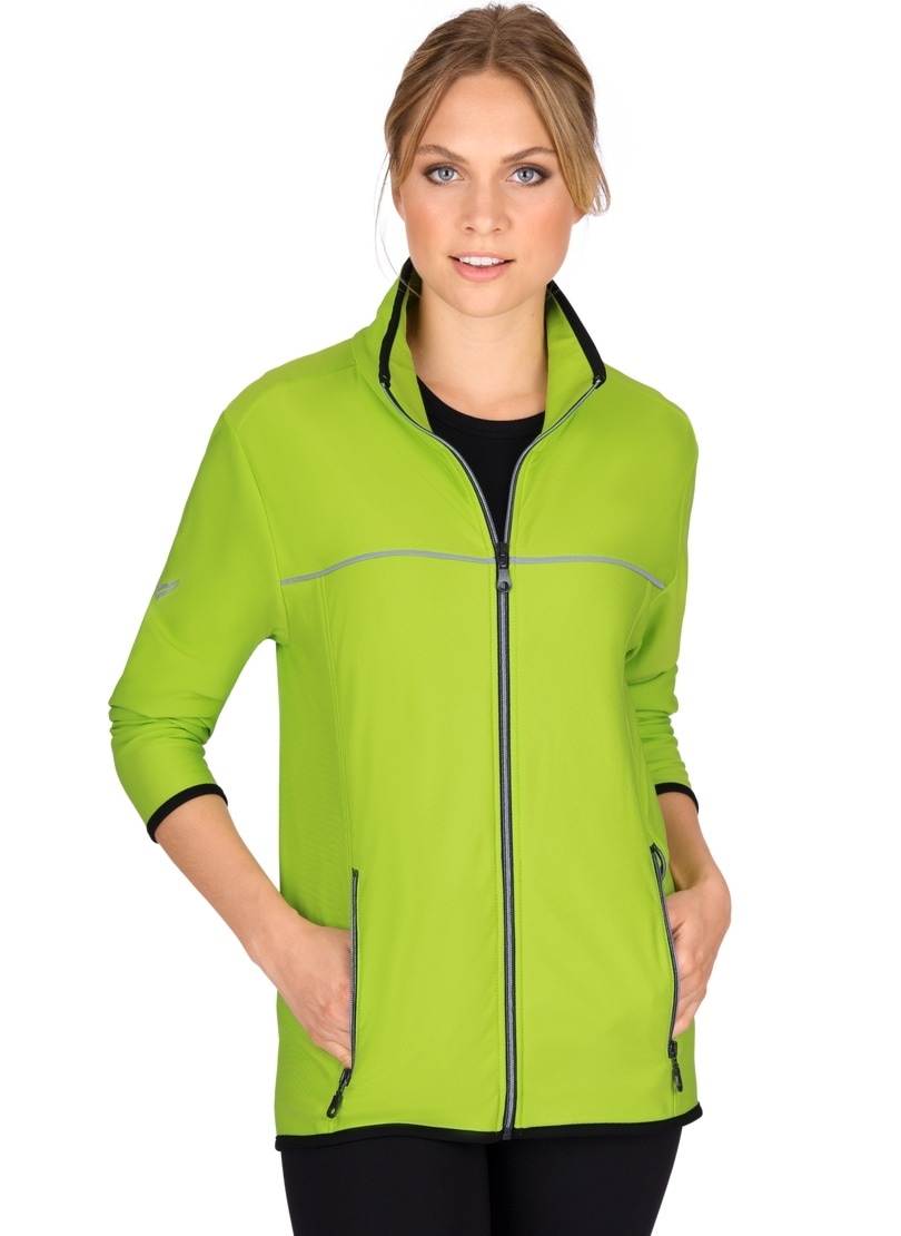 Trigema Trainingsjacke »TRIGEMA Praktische Sportjacke aus Microfaser«, (1 St.)