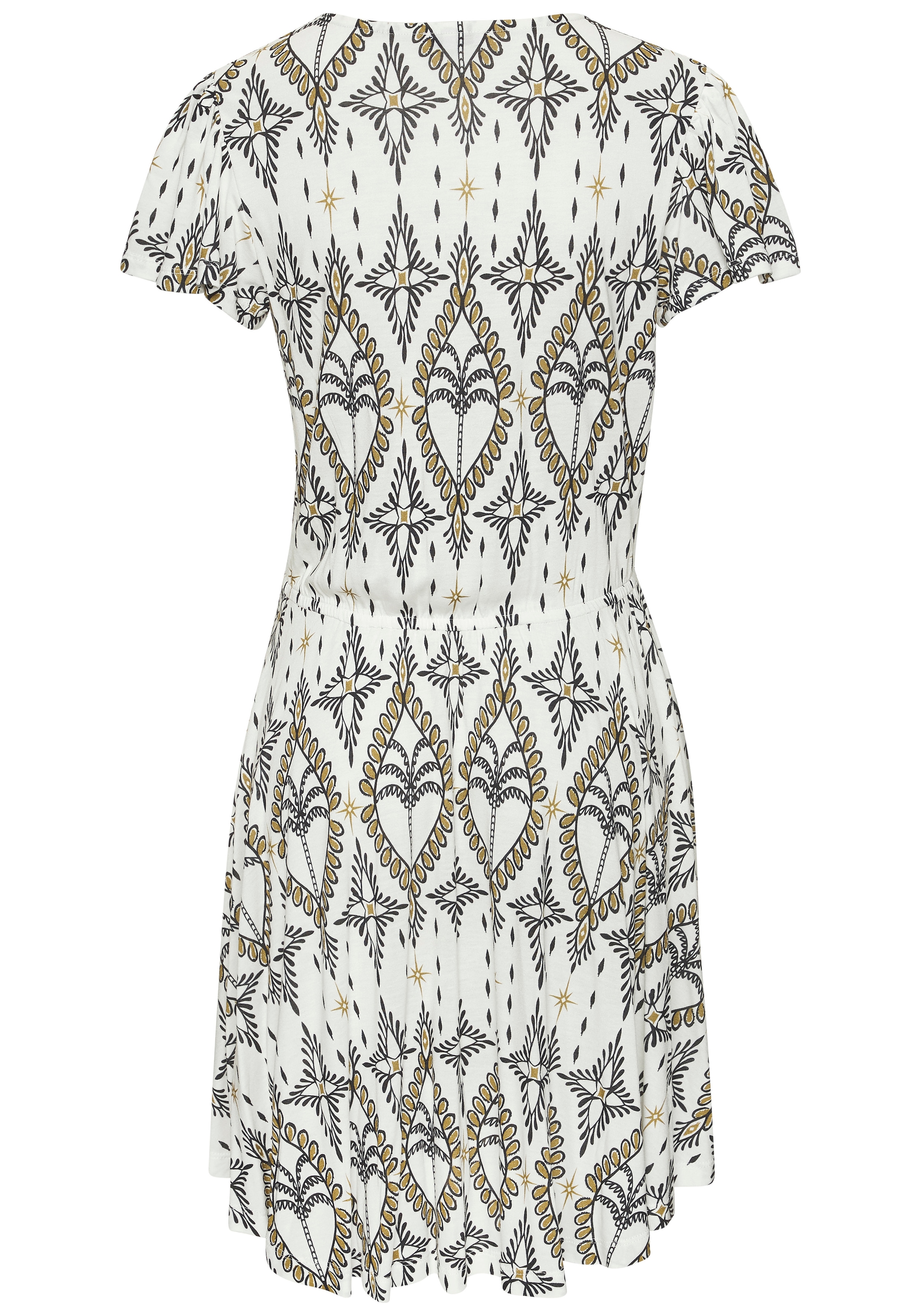 LASCANA Jerseykleid Ohne Taschen mit Alloverdruck