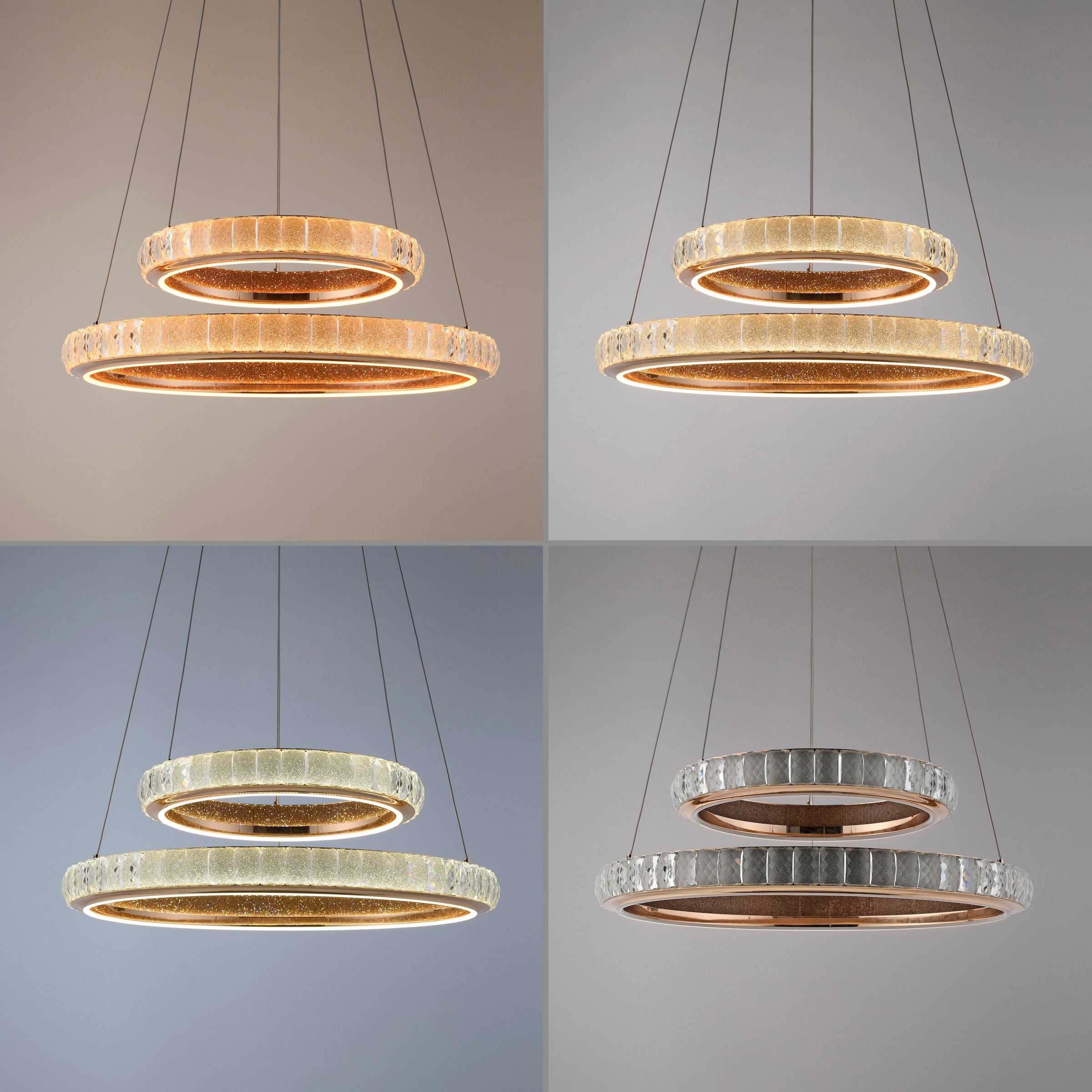 Paul Neuhaus LED Pendelleuchte »GLAMORA« LED-Board 1 Stk. warmweiß - kaltweiß CCT(2700-5000K), stufenlos dimmbar über Fernbedienung, Memoryfunktion