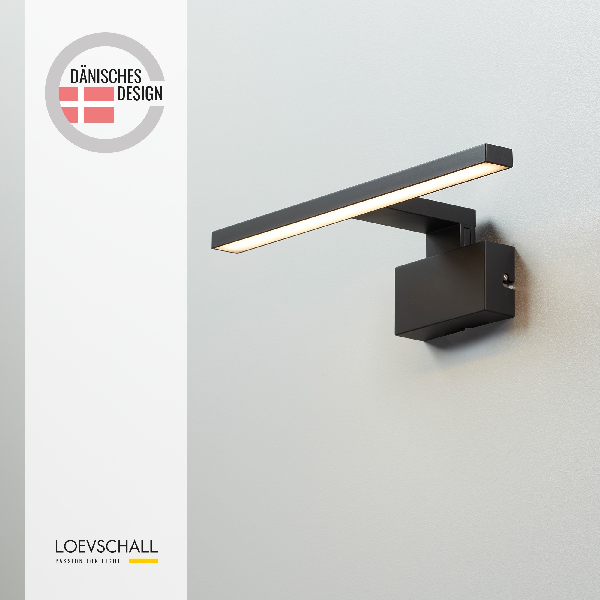 Loevschall Spiegelleuchte »Lagan NextGen, Badezimmer Lampe, LED Spiegelleuchte«, Spiegellampen für das Bad