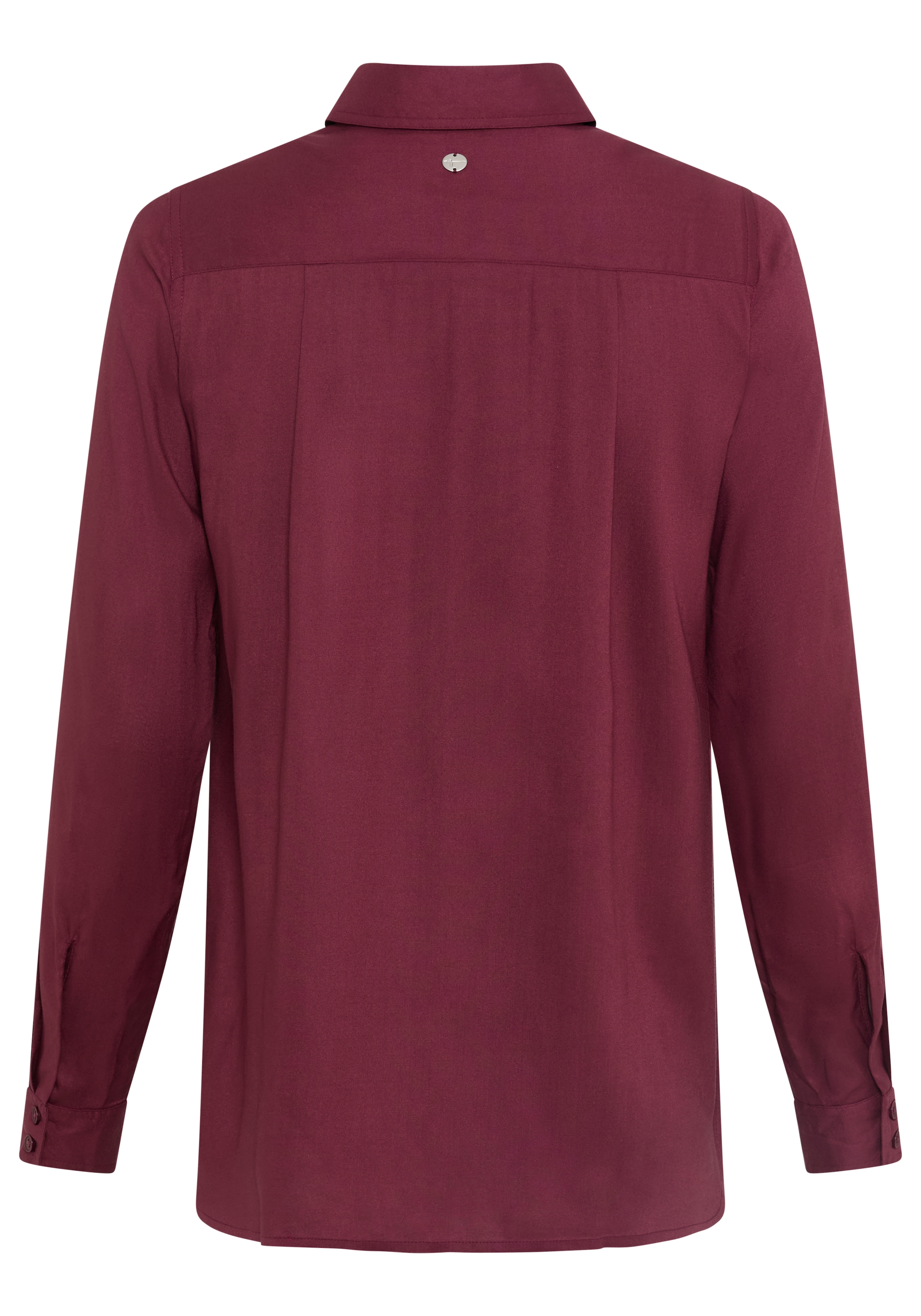 Tamaris Hemdbluse »mit lockerem Schnitt, aus fließender Viskose-Qualität« im Oversize-Look mit Tasche
