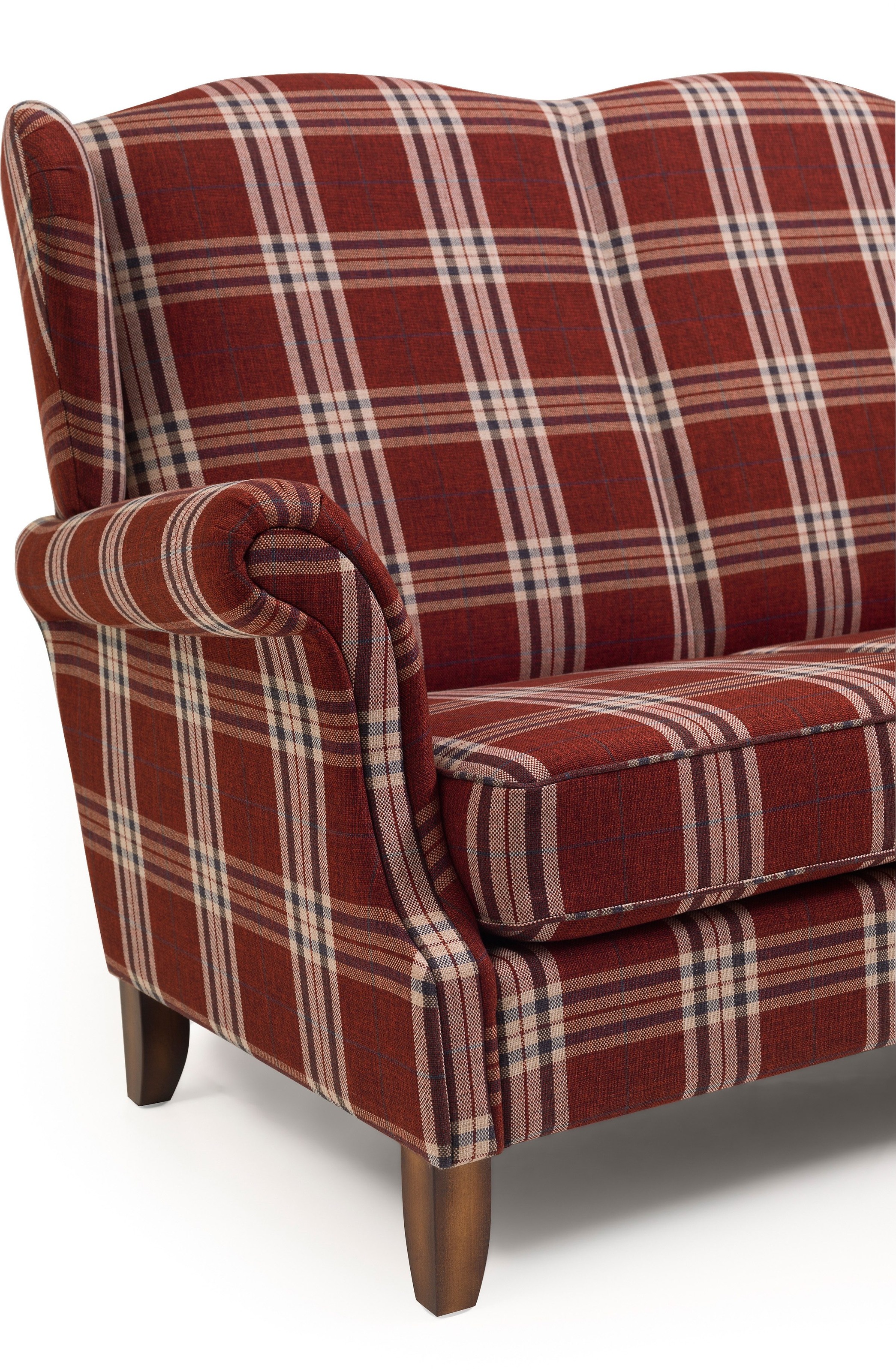 Max Winzer® 2-Sitzer »Valentina Küchensofa, hoher Sitzkomfort, Hochlehner, Ohrenbackenoptik«, Retro und modern, Breite 157 cm