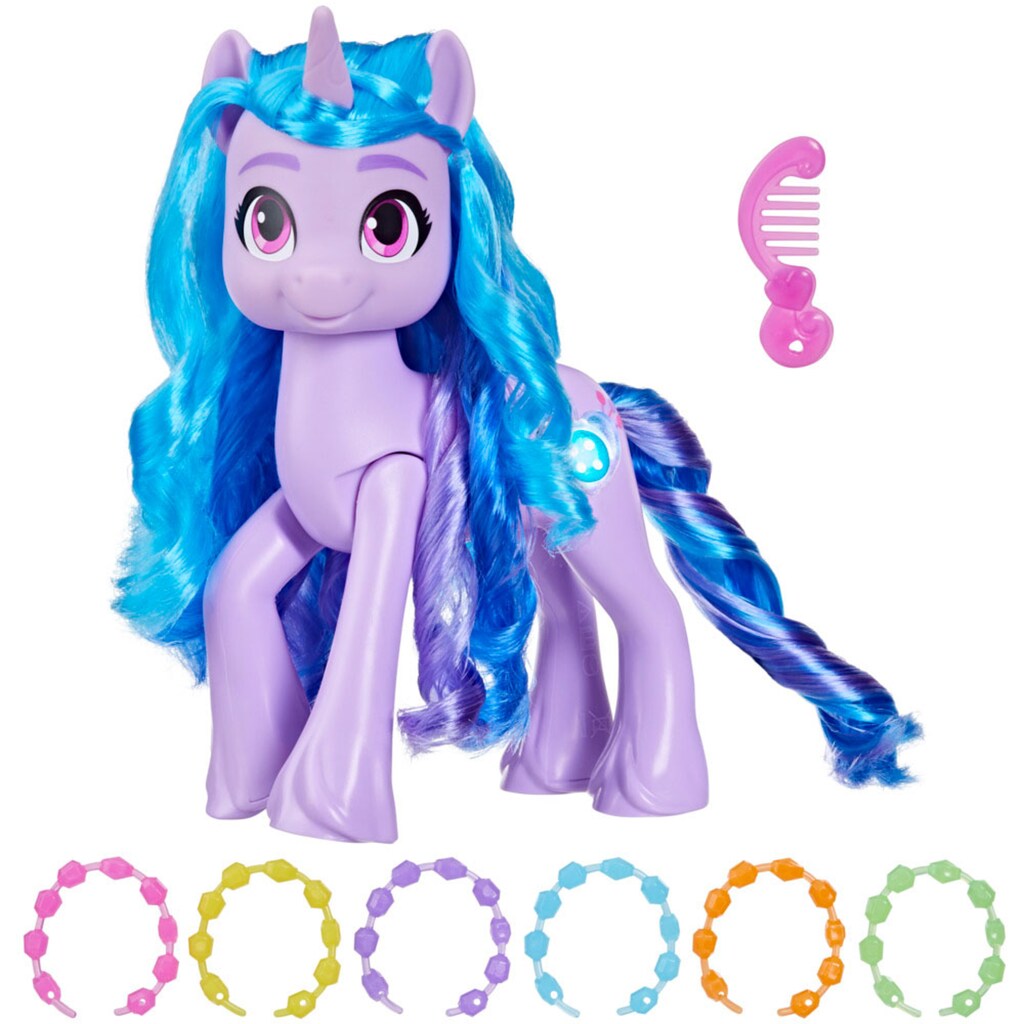 Hasbro Spielfigur »Izzy Moonbow«, mit über 20 Reaktionen und leuchtendem Schönheitsfleck