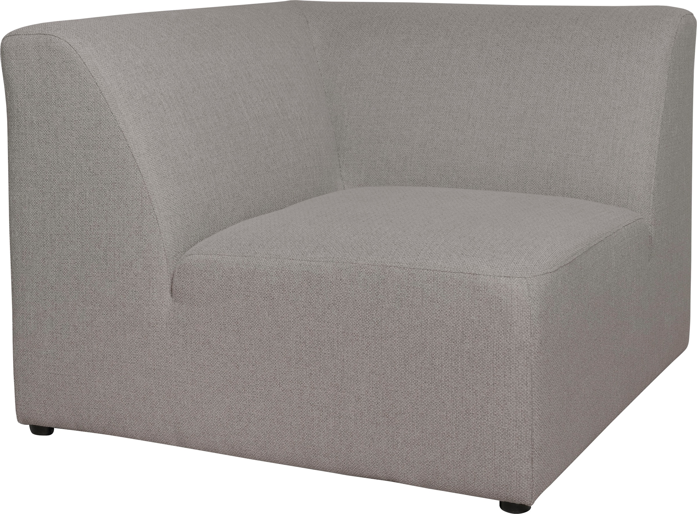 INOSIGN Sofa-Eckelement »Koa, Sofamodul, passend zur Serie KOA«, in Webstoff, weicher Lounge-Sitzkomfort