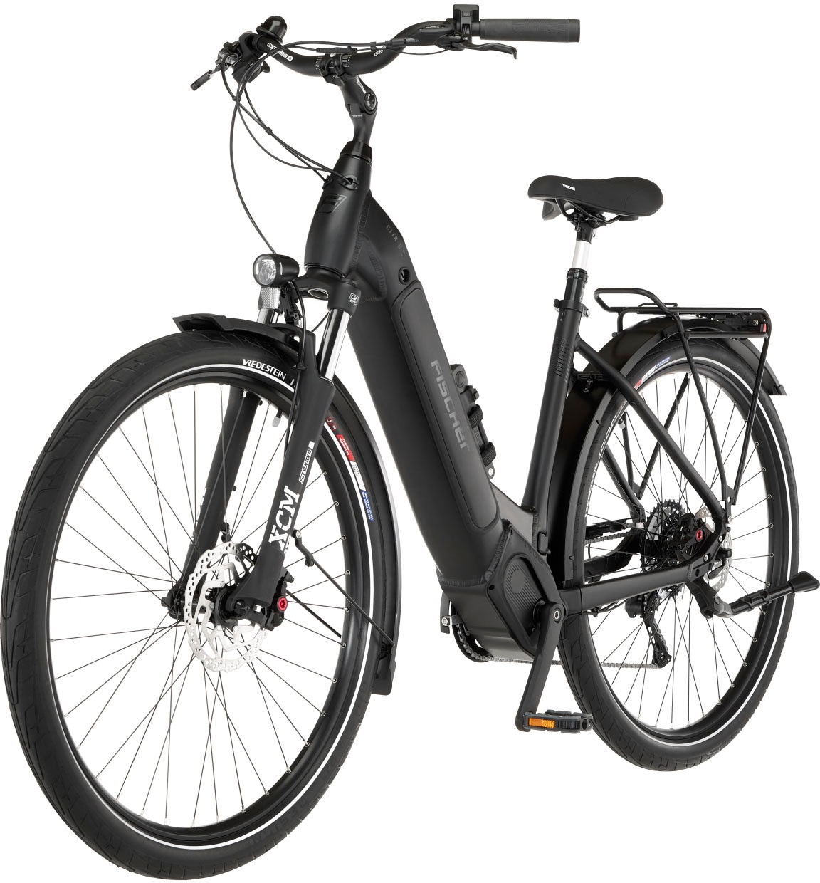 FISCHER Fahrrad E-Bike »CITA 8.0I 711«, 10 Gang, Shimano, Nexus, Mittelmotor 250 W, (Schloss)