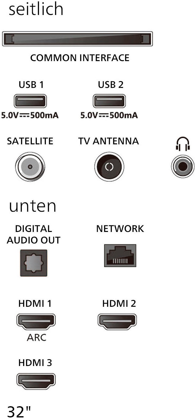 Philips LED-Fernseher »32PHS6000/12«, HD, Smart-TV