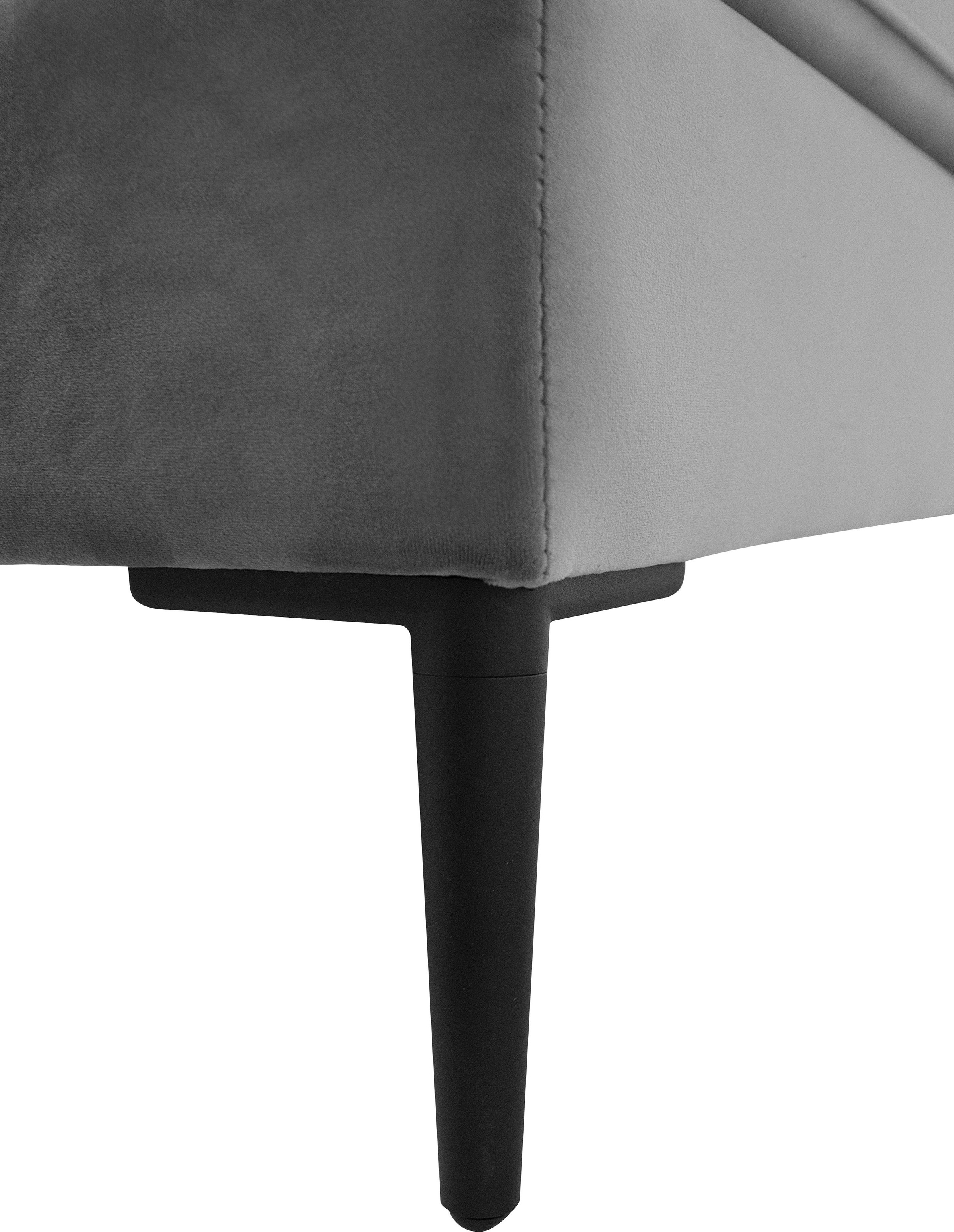 Leonique Ecksofa »Light L-Form«, inklusive loser Zierkissen, mit schmalen Armlehnen und Teleskopfüßen