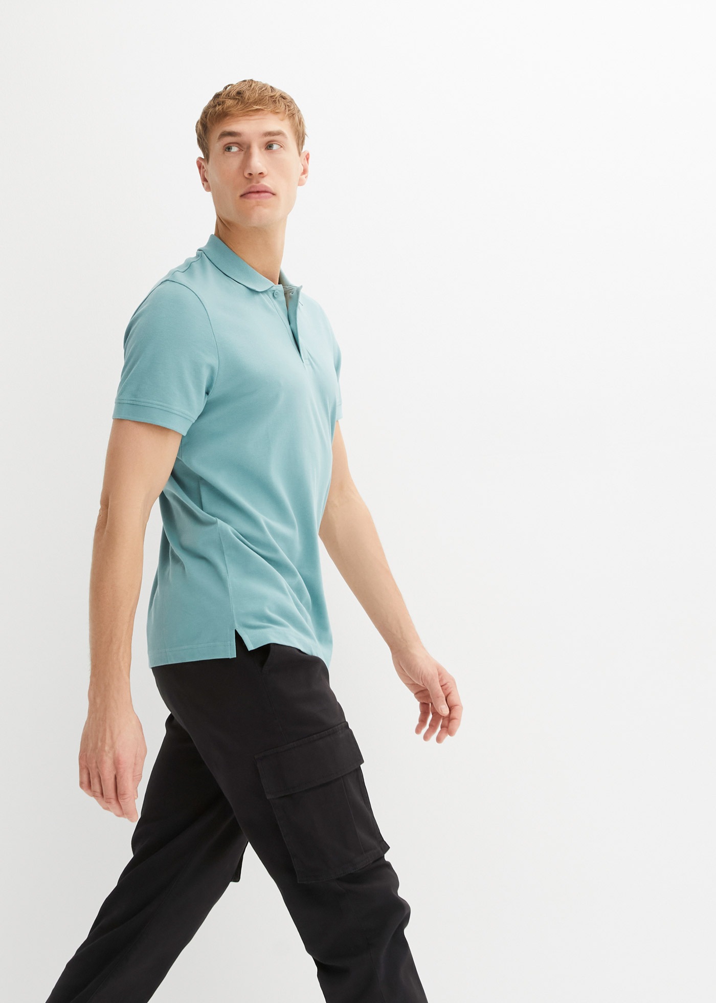 bonprix Poloshirt »Piqué-Poloshirt aus reiner Baumwolle« 1 Regular Fit, Kurzarm, aus hautfreundlicher Baumwolle