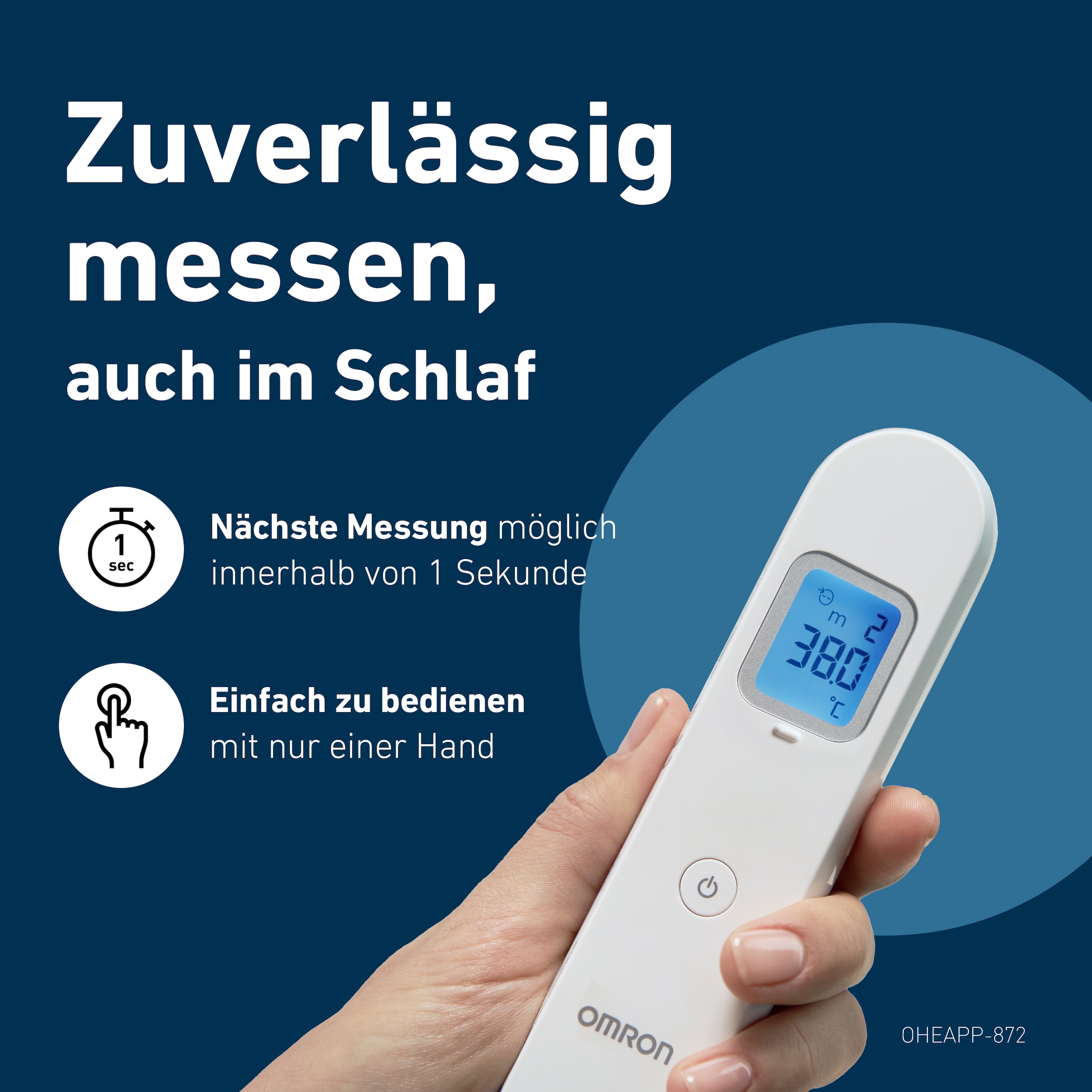 Omron Stirn-Fieberthermometer »Gentle Temp 730«