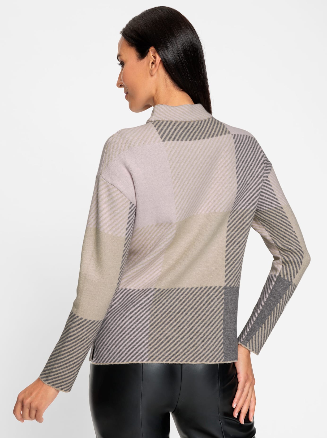 heine Stehkragenpullover »Jacquard-Pullover«