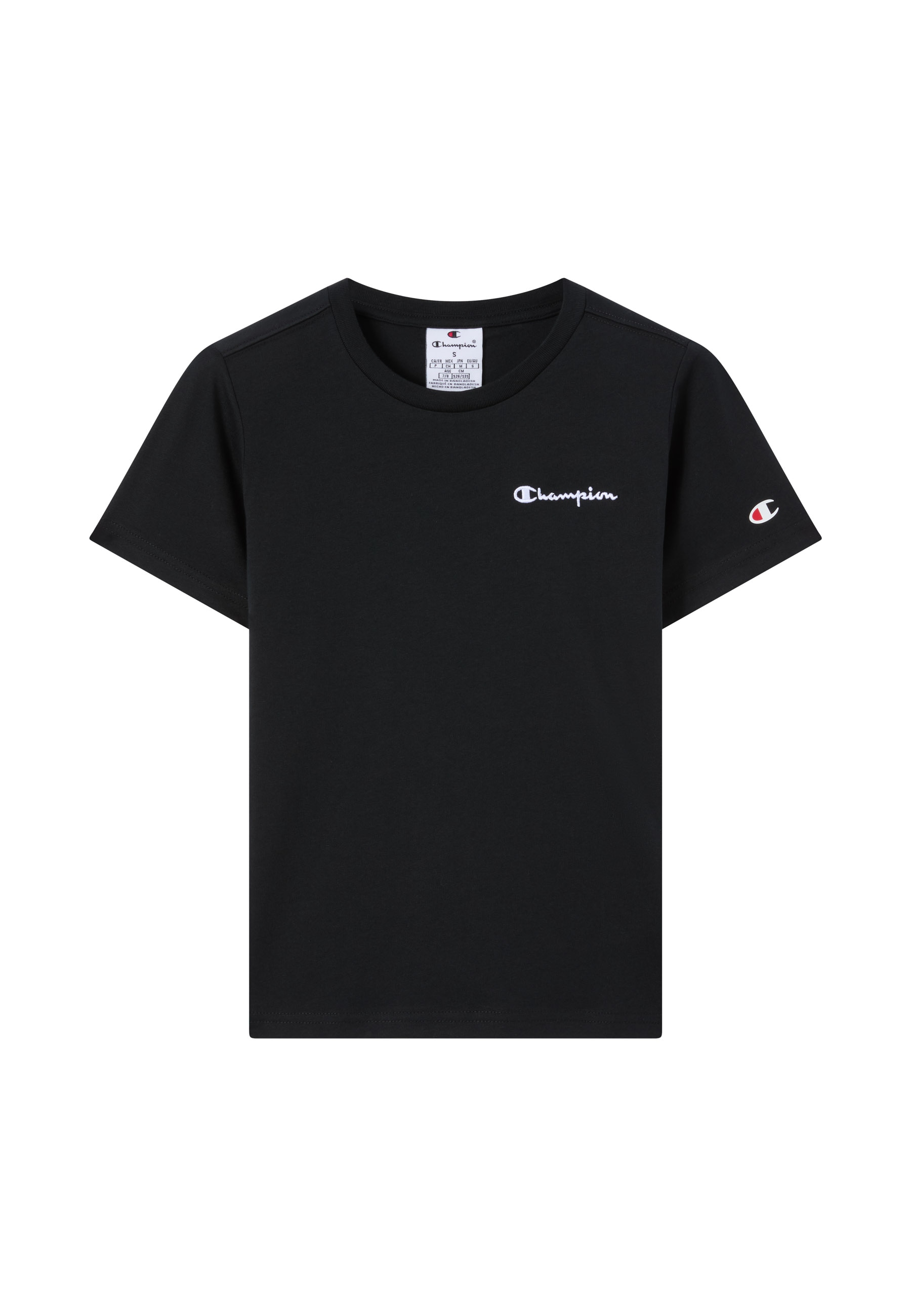 Champion T-Shirt »ICONS CONTRAST Crewneck T-Shirt« klassischer Schnitt, Kurzarm, für Kinder, für Sportmode