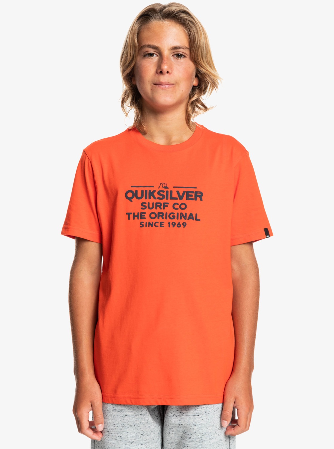 Quiksilver T-Shirt »Feeding Line« in rot, Größe 16(165-172cm)