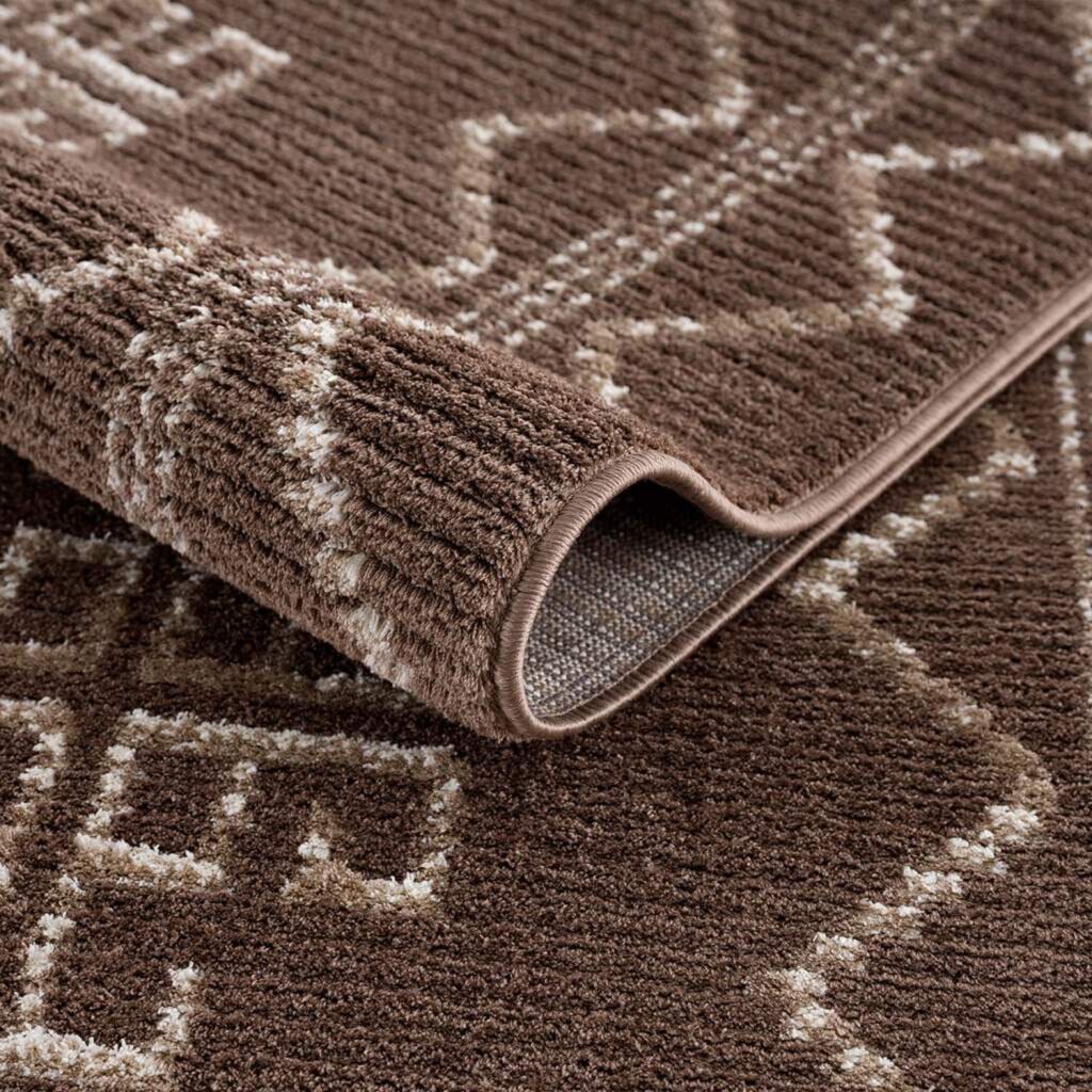 Carpet City Teppich »April 0608«, rechteckig, 10 mm Höhe, Boho-Teppich, besonders weich, Hochflor, ideal für Wohnzimmer & Schlafzimmer