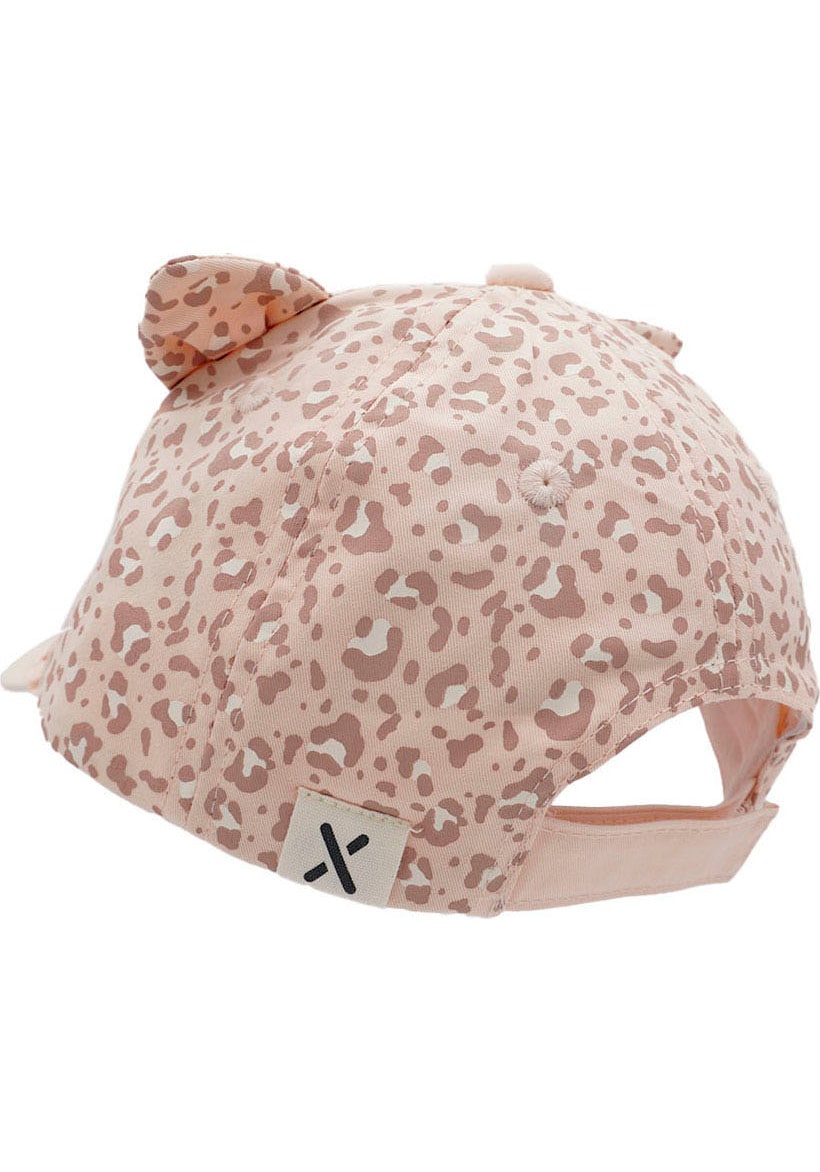 MAXIMO Baseball Cap, mit Animal-Print und verspielten Öhrchen.