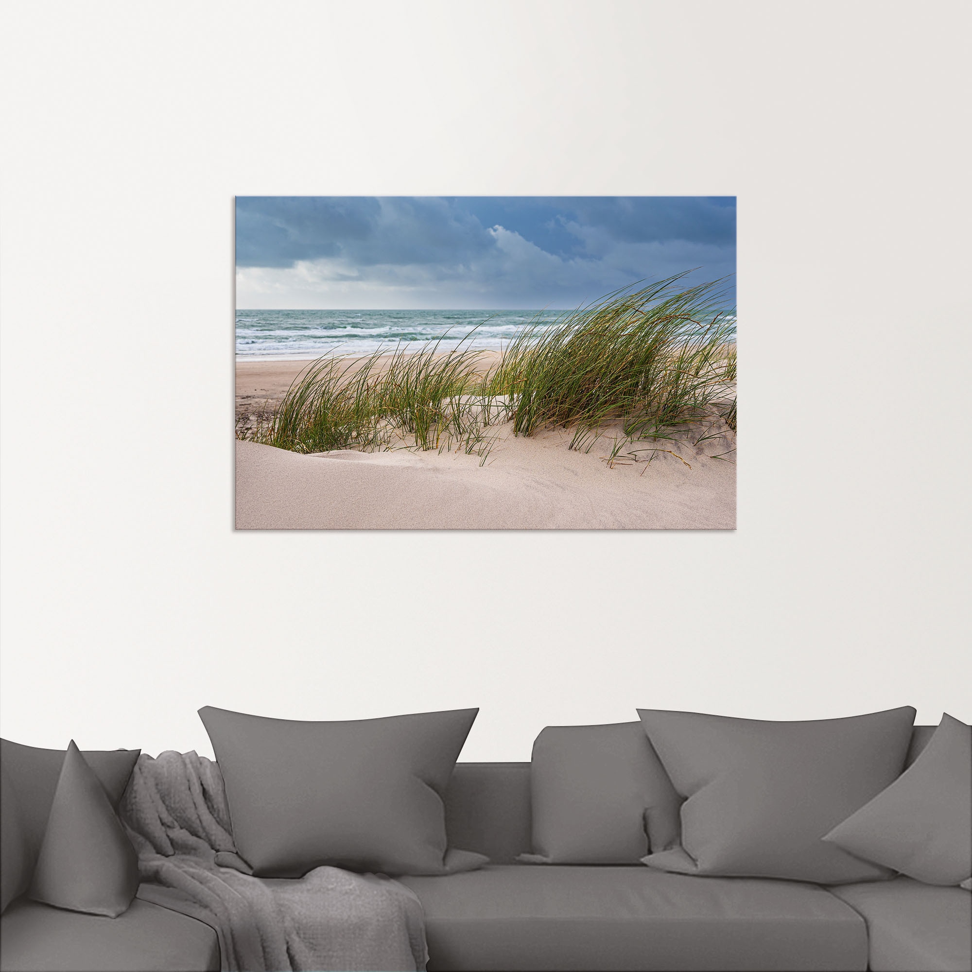 Artland Poster »Düne und Strand bei Hirtshals Dänemark I«, Küstenbilder, (1 St.), als Alubild, Outdoorbild, Leinwandbild in verschied. Größen