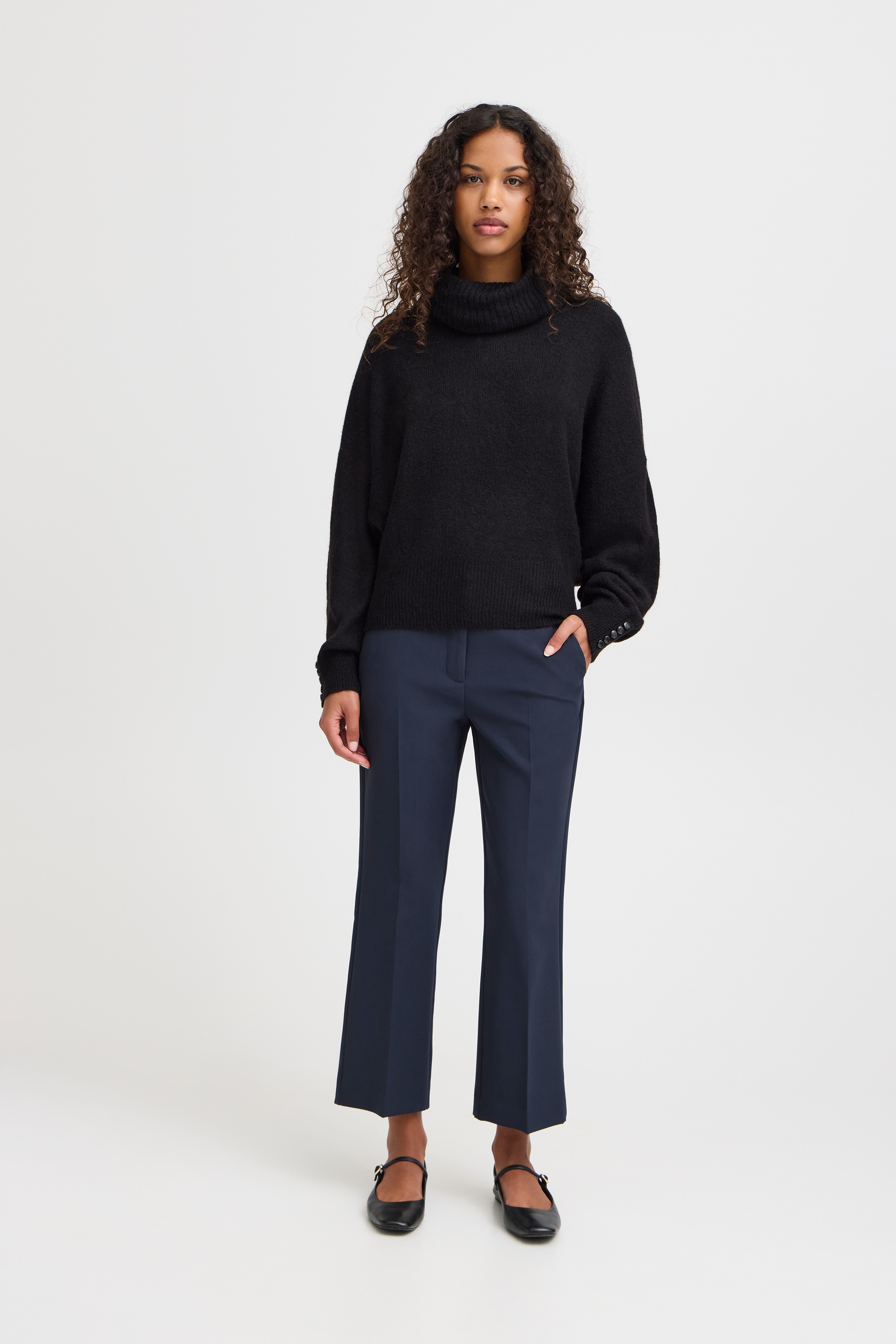 Ichi Strickpullover »Langarm IHKAMARA«