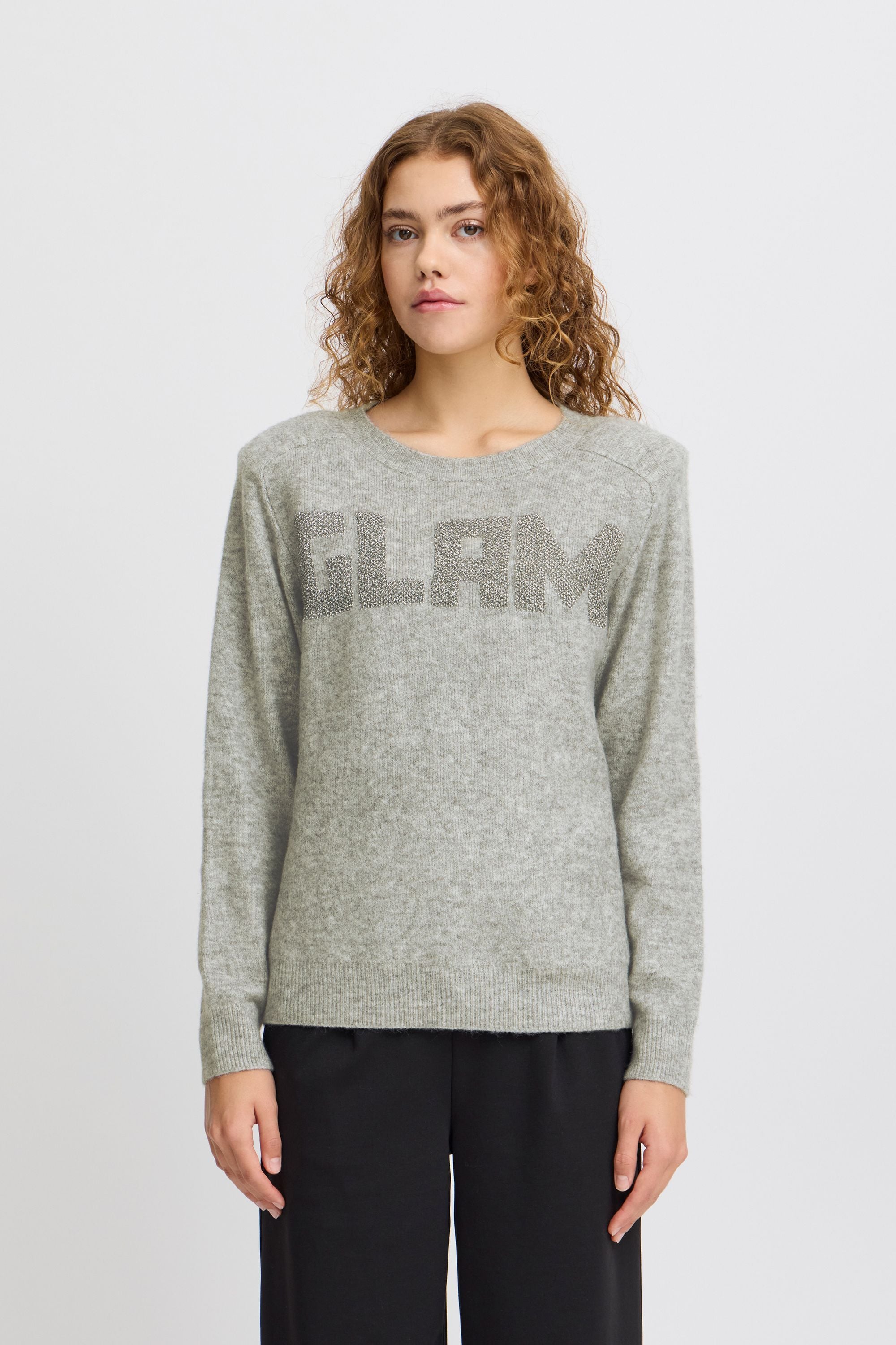 Ichi Strickfleece-Pullover »Strickpullover IHMACON LS8«