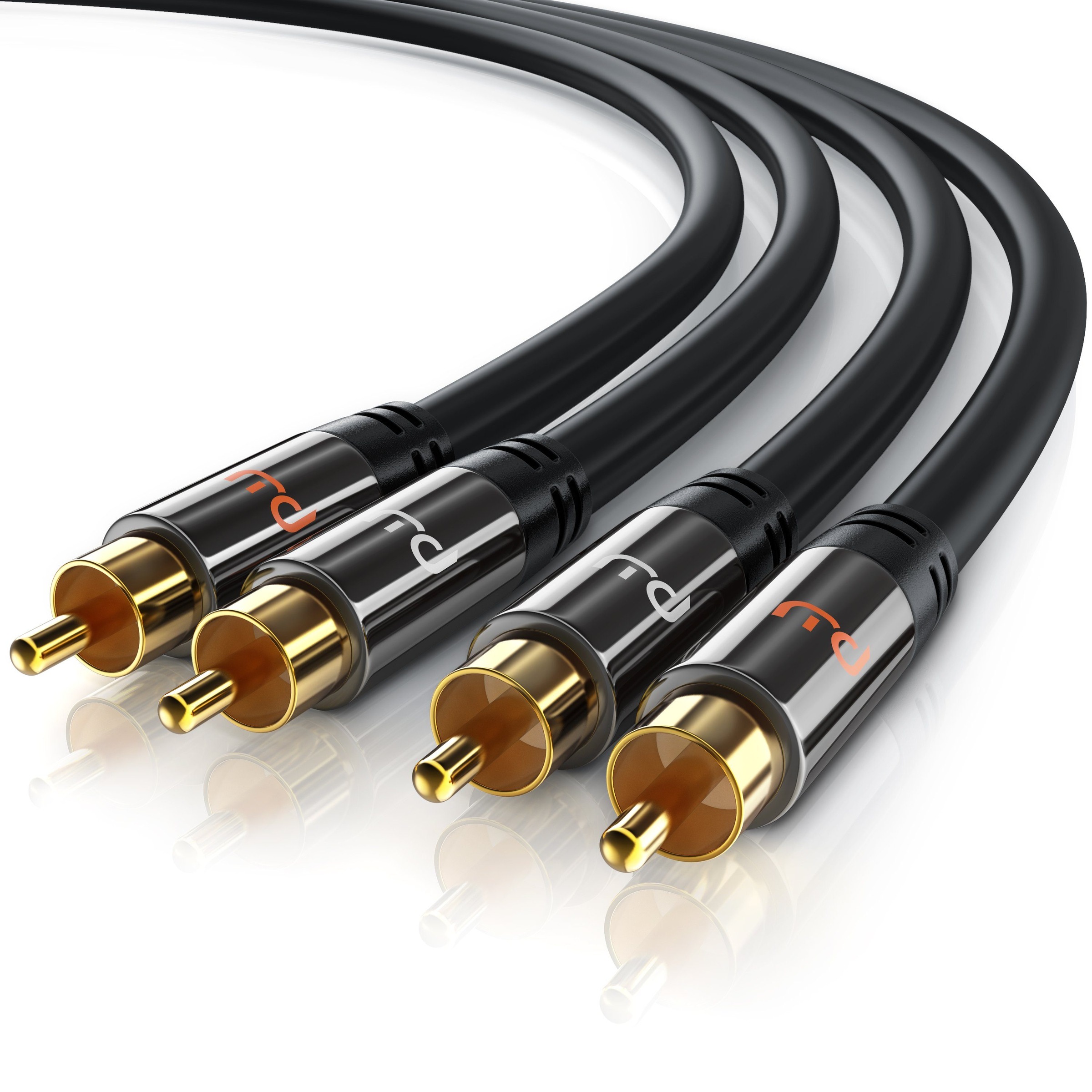 Primewire Stereo-Cinch HiFi Audio-Kabel mehrfach geschirmt