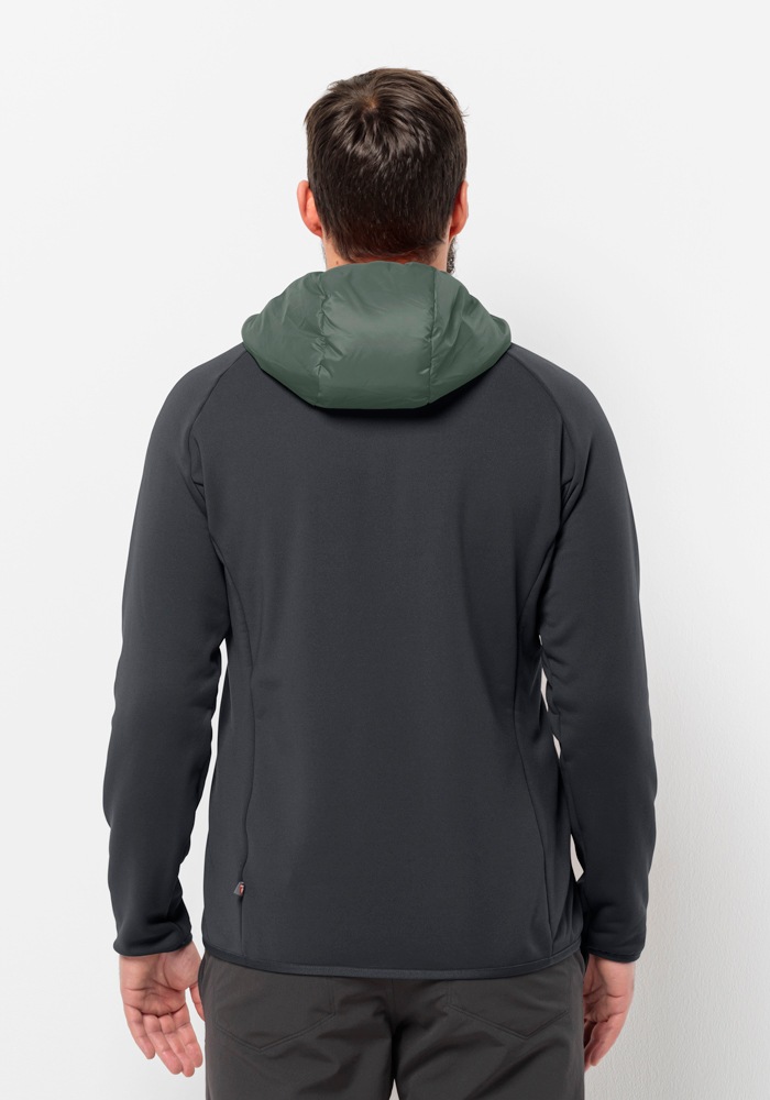Jack Wolfskin Hybridjacke »ROUTEBURN PRO HYBRID M«, mit Kapuze