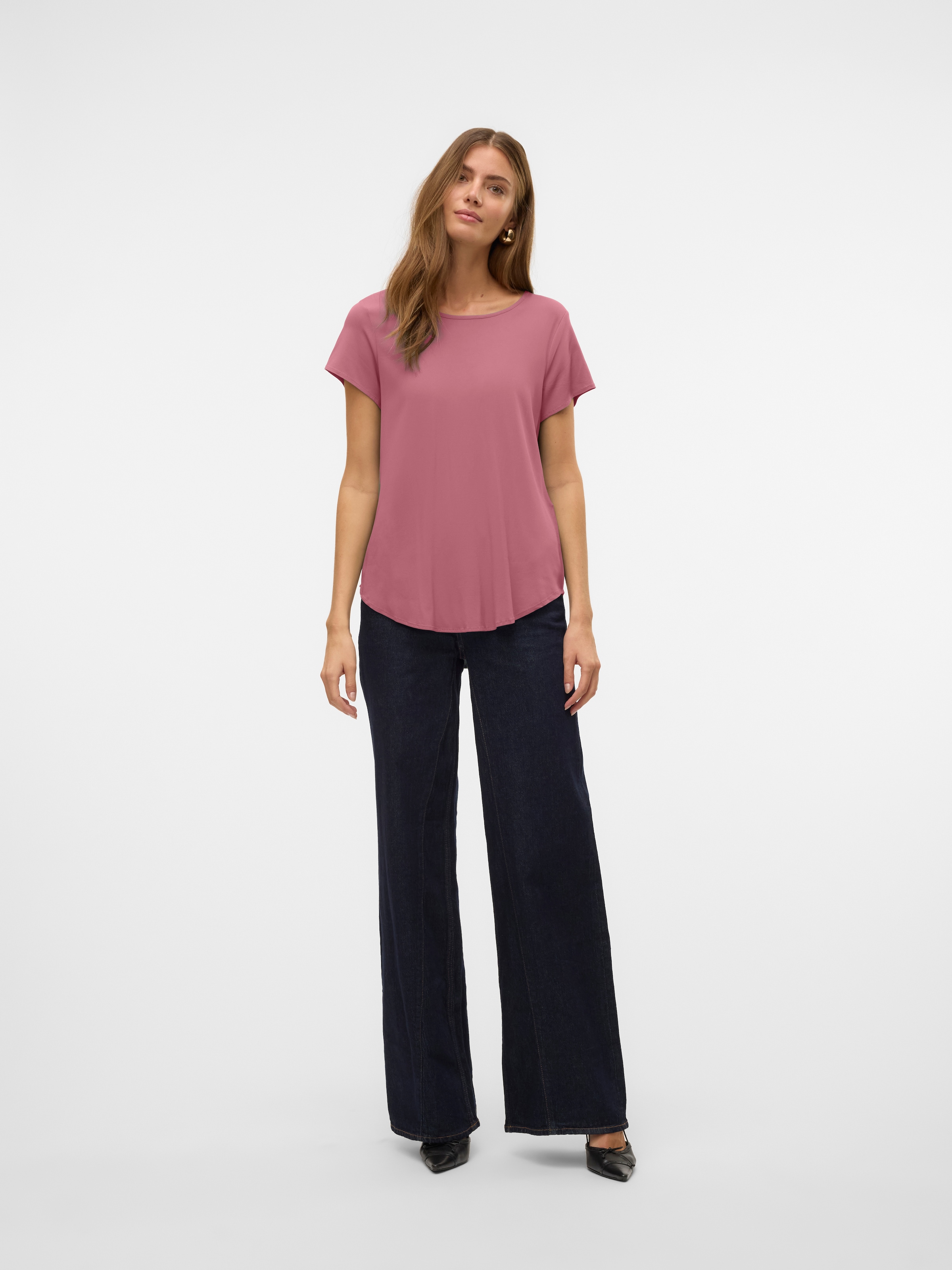 Vero Moda Blusenshirt »VMBELLA SS TOP WVN GA NOOS«