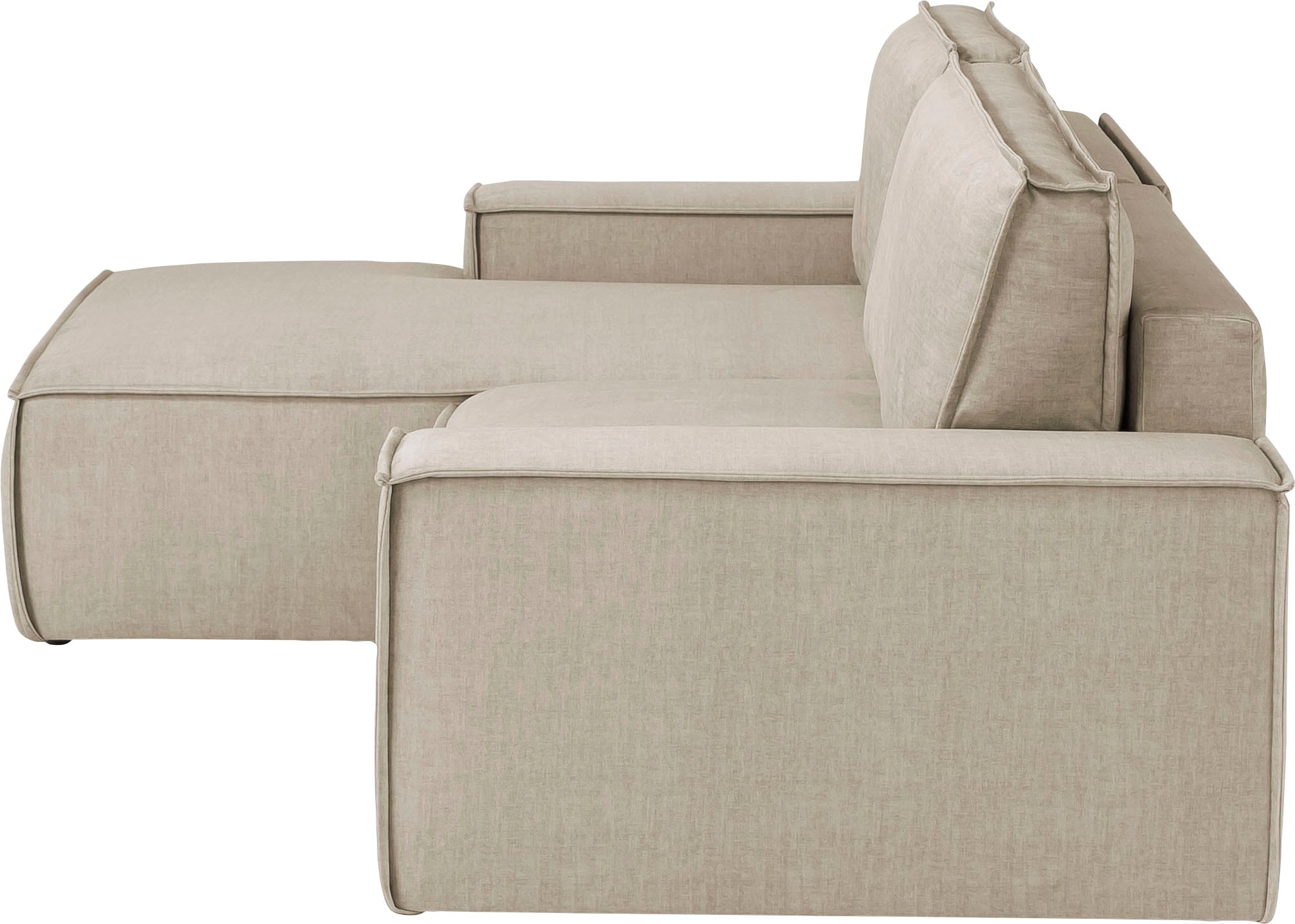 Ecksofa SHERWOOD Schlafsofa, mit Bettkasten, Cord-Bezug