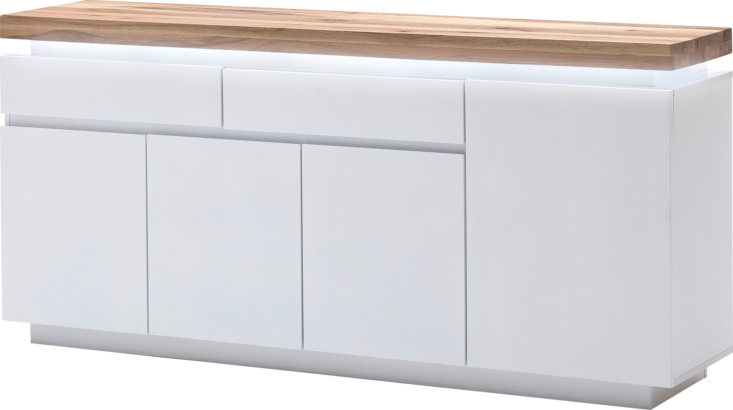 Sideboard »Romina«, mit LED Beleuchtung weiß dimmbar, inkl. Fernbedienung