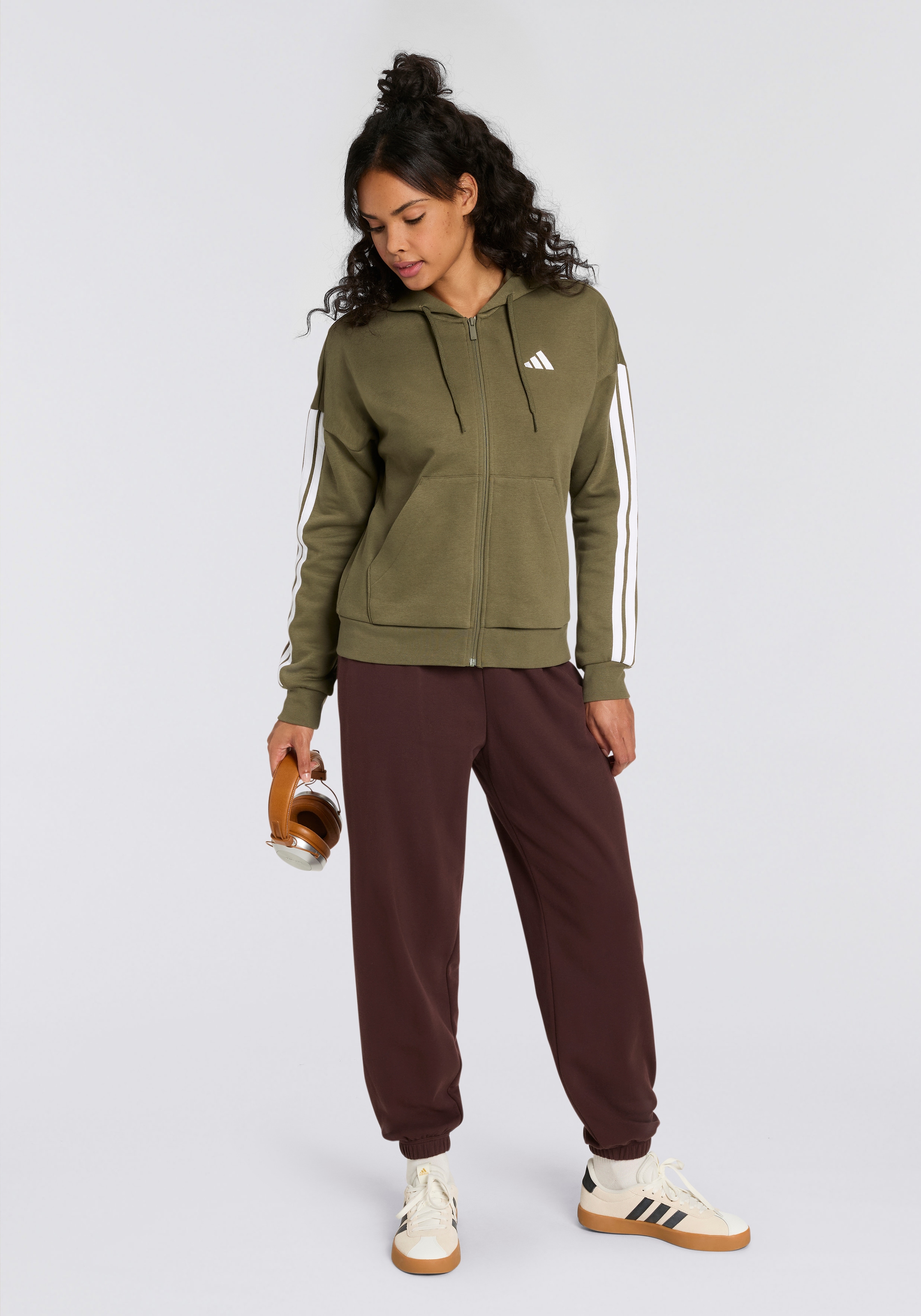 adidas Sportswear Kapuzensweatshirt »W 3S FL FZ HD«