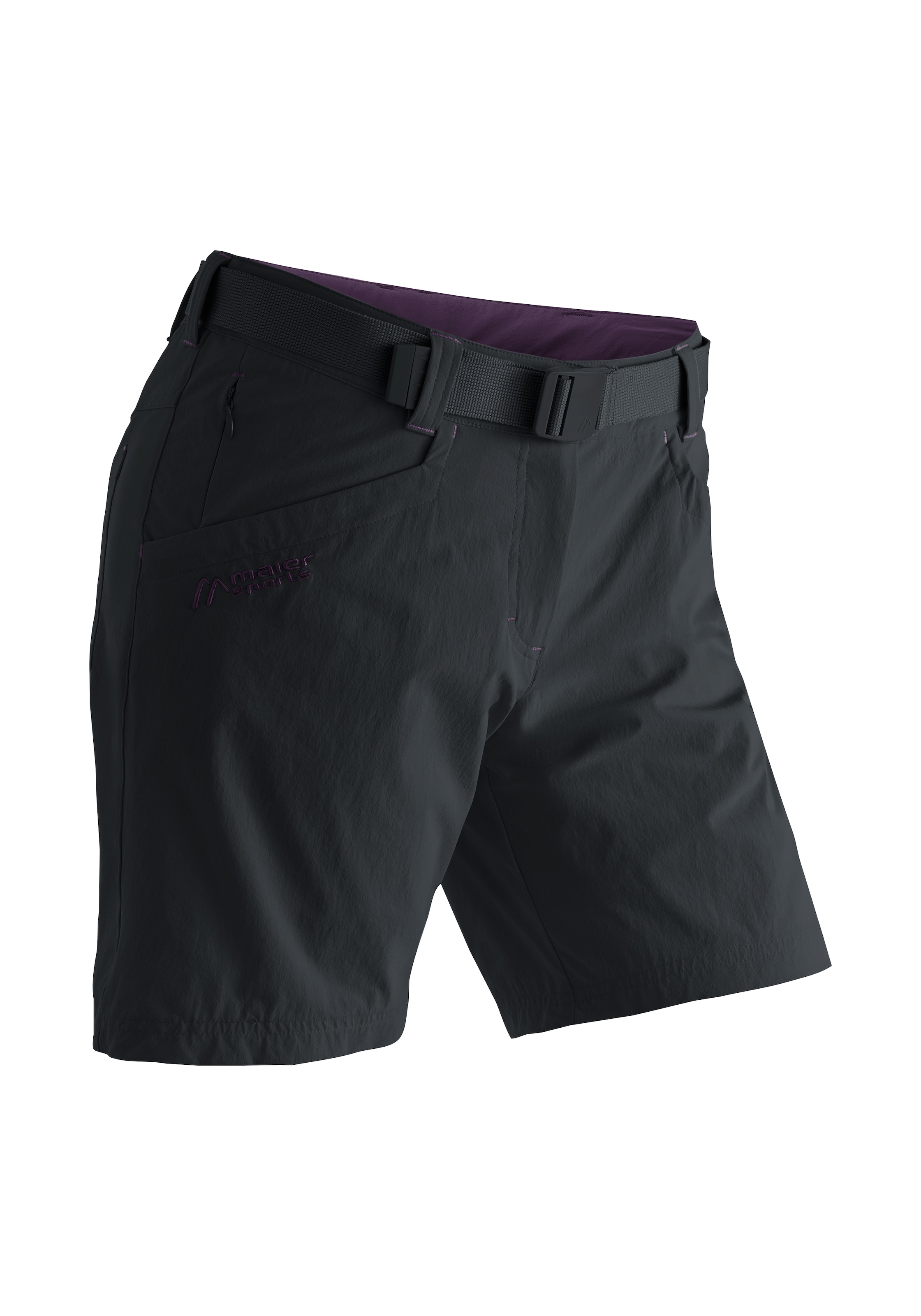 Maier Sports Funktionsshorts »Lulaka Shorts«, Damen Shorts, kurze Wanderhose, Outdoorhose mit 4 Taschen, Regular Fit