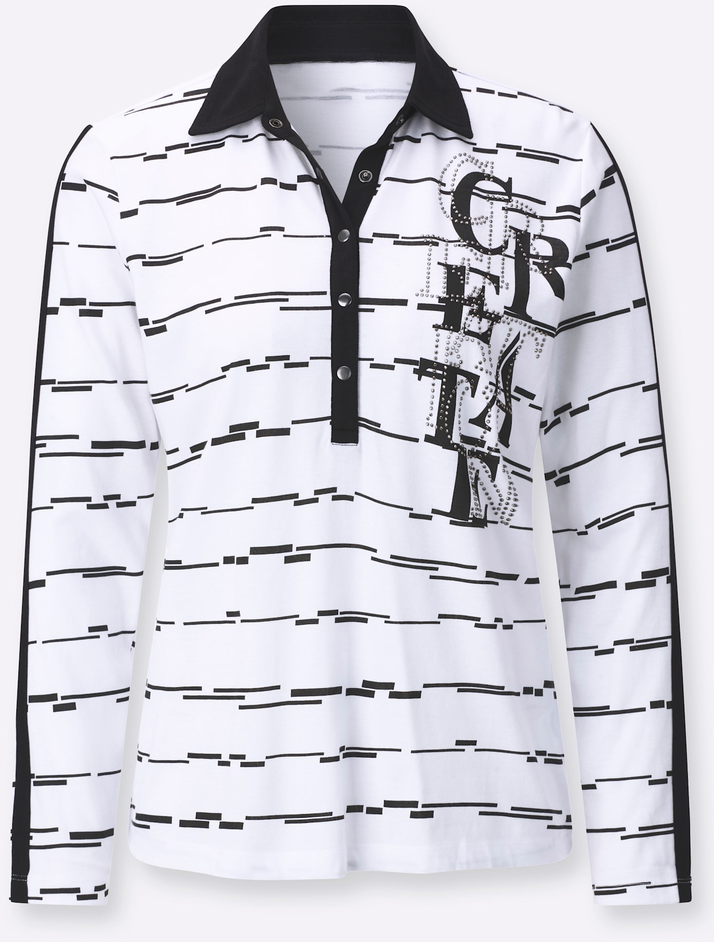 creation L Langarmshirt »Poloshirt« 1 tlg.