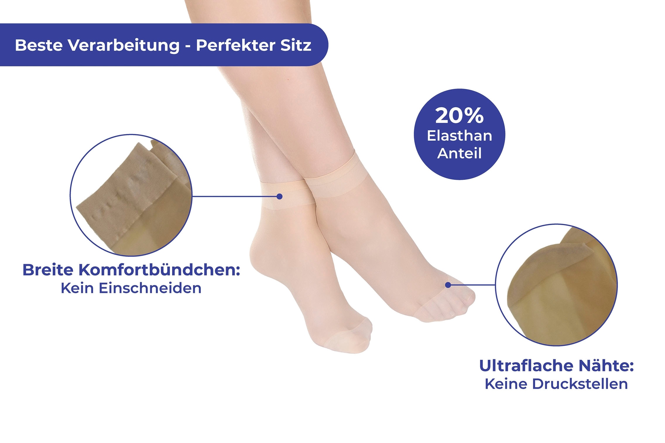 Maximex Anziehhilfe »für Strümpfe, mit 10 Paar stützenden Socken«, (Set), in Einheitsgröße