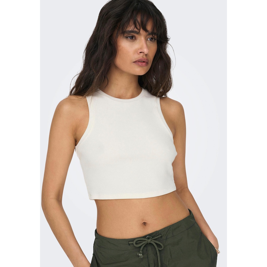 ONLY Crop-Top »ONLVILMA S/L CROPPED TANK TOP JRS NOOS«