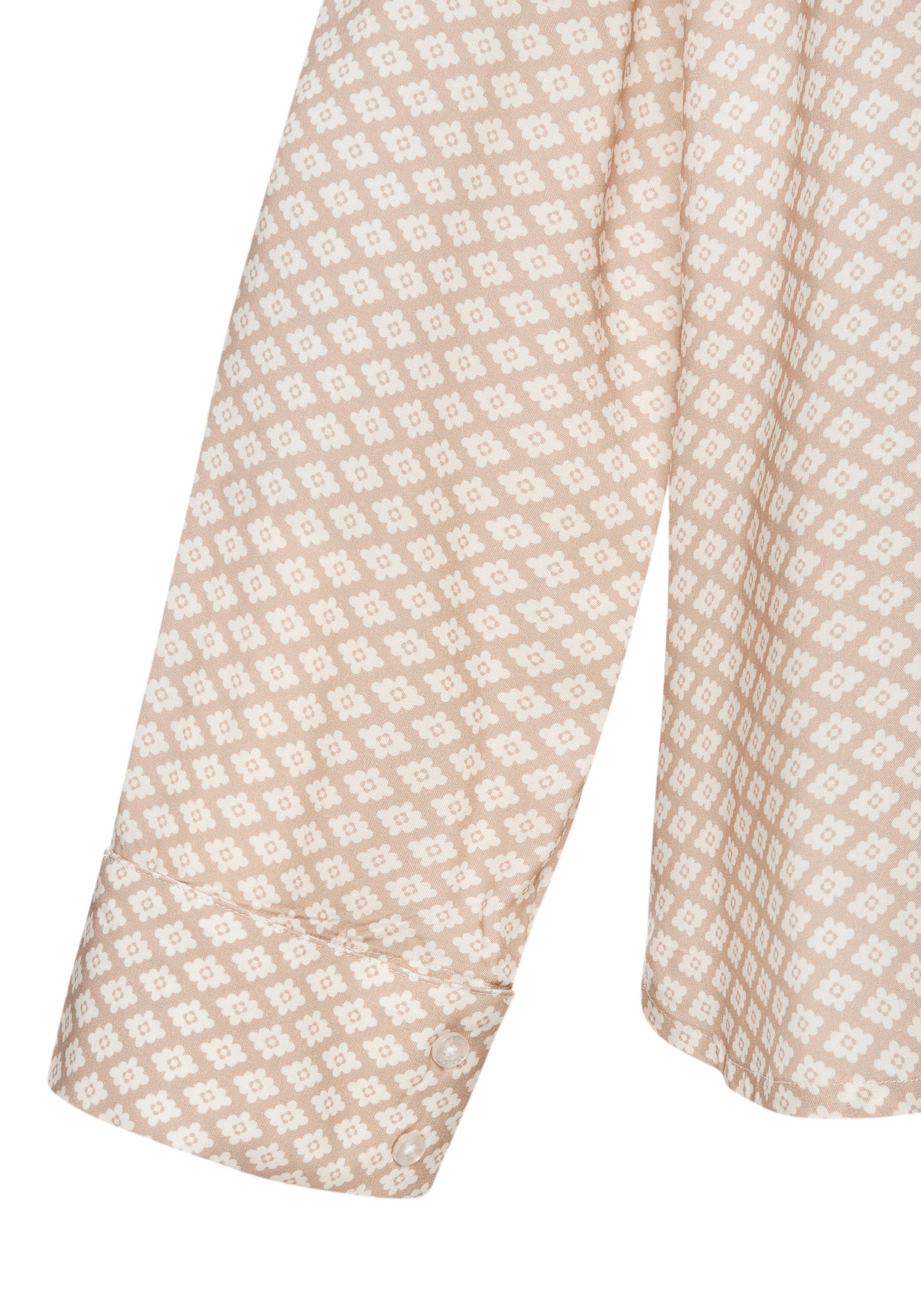 LASCANA Pyjamaoberteil, Mit edlem Allover-Druck