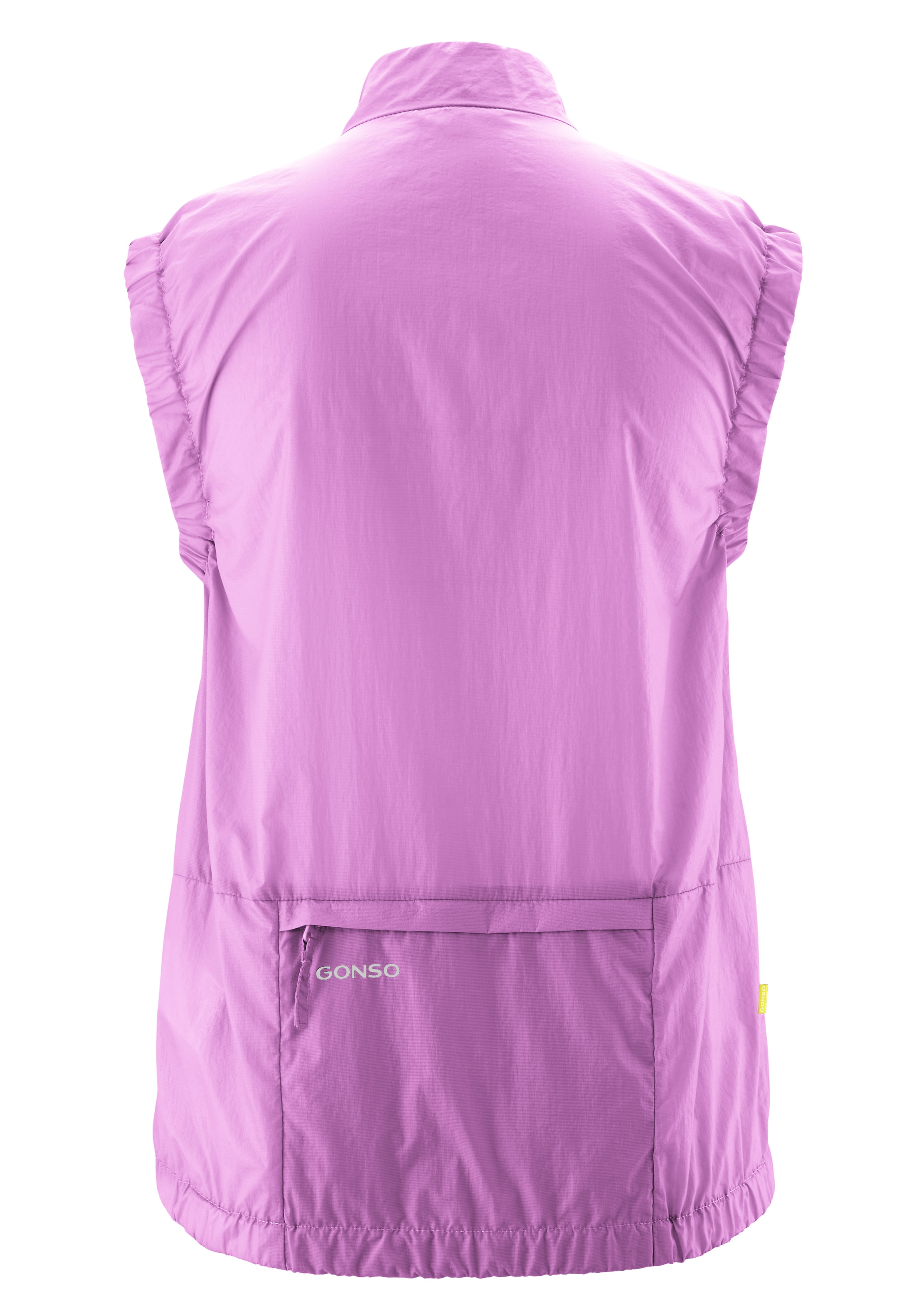 Gonso Funktionsweste »Adventure Vest Wind W« Damen Weste, leichte und winddichte Fahrradweste mit Rückentasche
