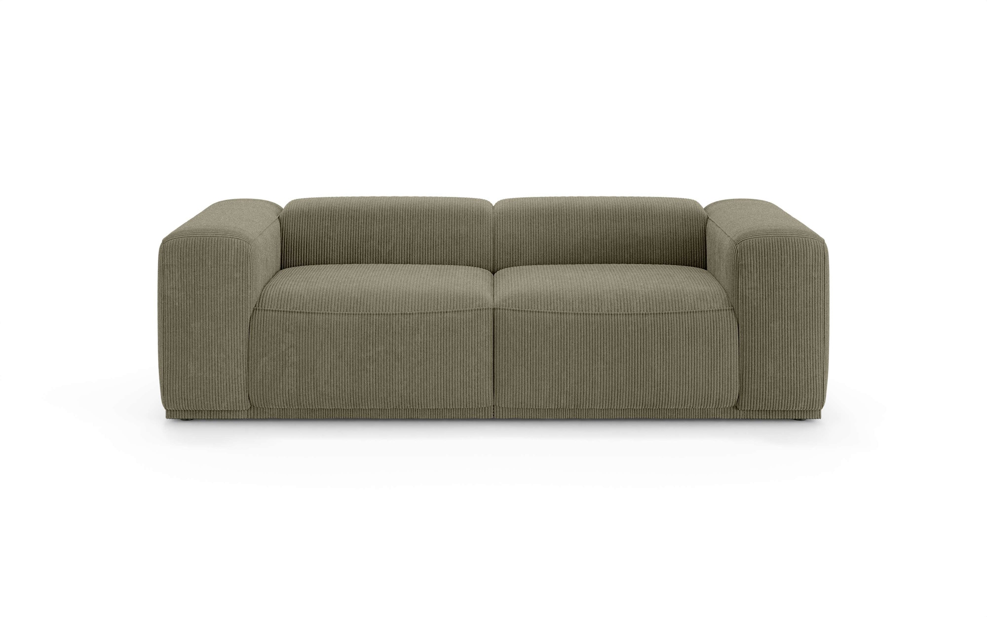 s.Oliver Big-Sofa »EMMERIK Designersofa, 3-Sitzer mit Wellenfederung, B/T/H: 242/98/73 cm«, hoher Sitzkomfort, gemütlich und modern, auch in Cord