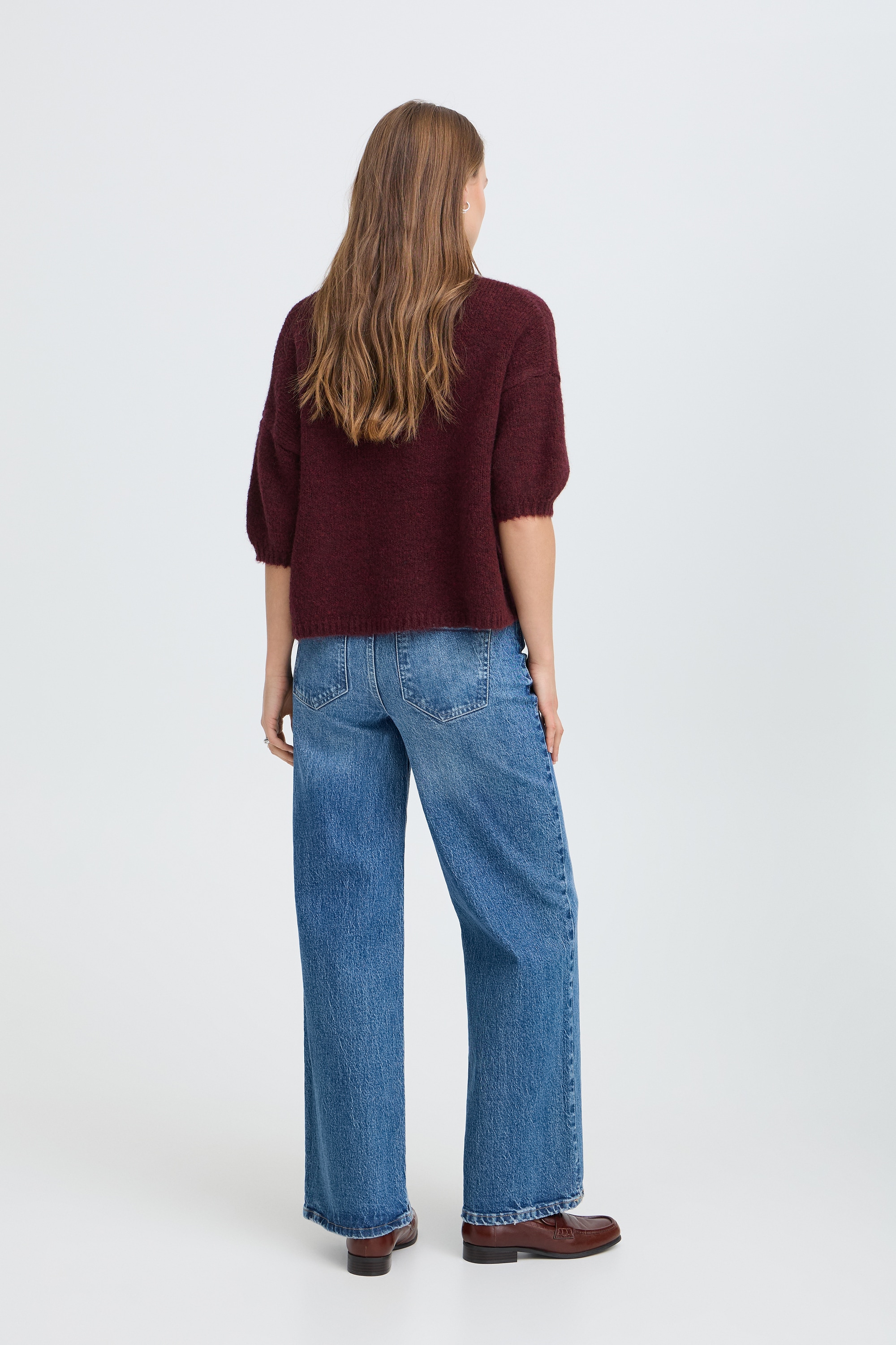 b.young Kurzarmpullover »Damen Strickpullover halbarm BYOTIA«